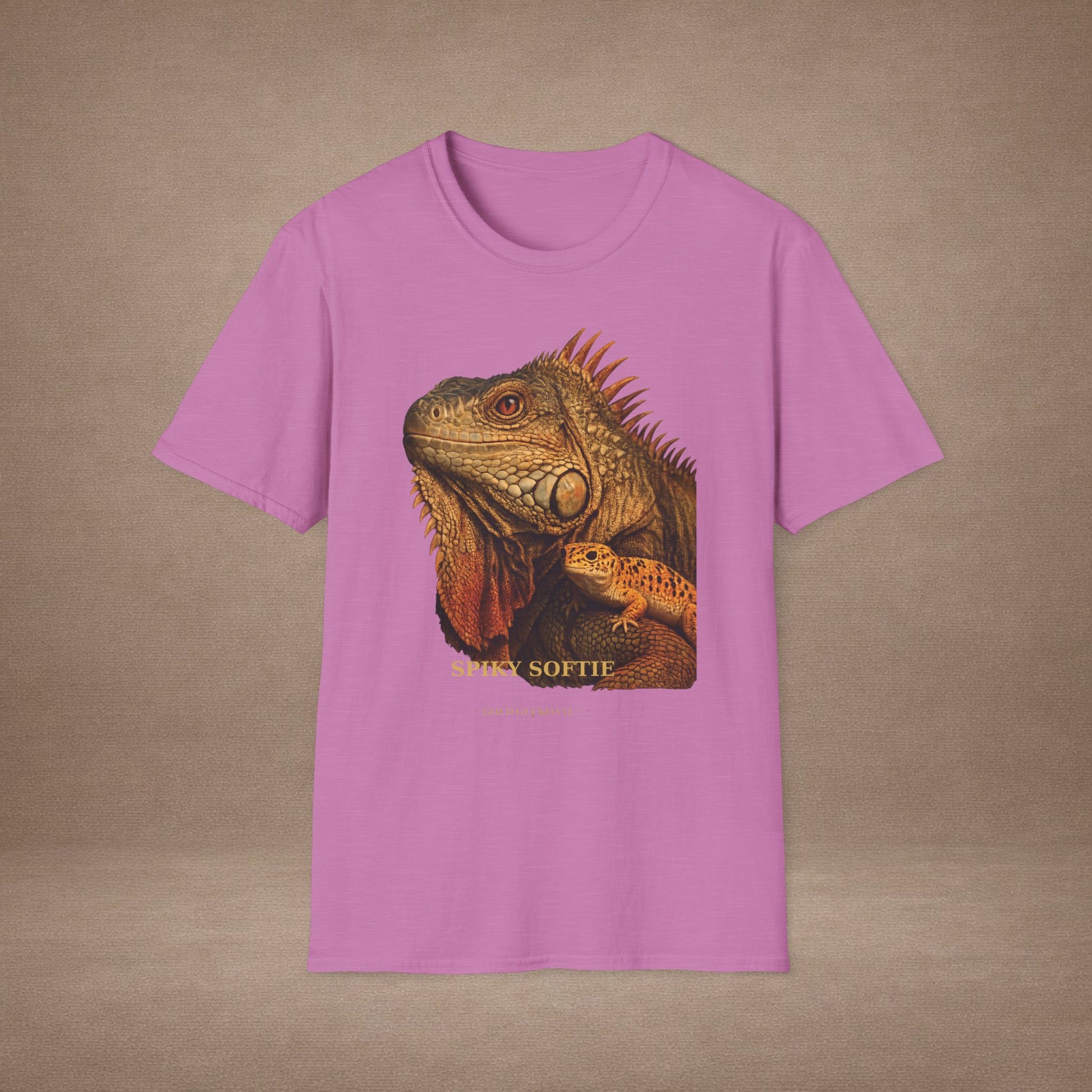 Iguana — Spiky Softie — photoreal reptile portraits — the ultimate herp appreciation. Gold Gecko Co. Reptile Roll Call collection.