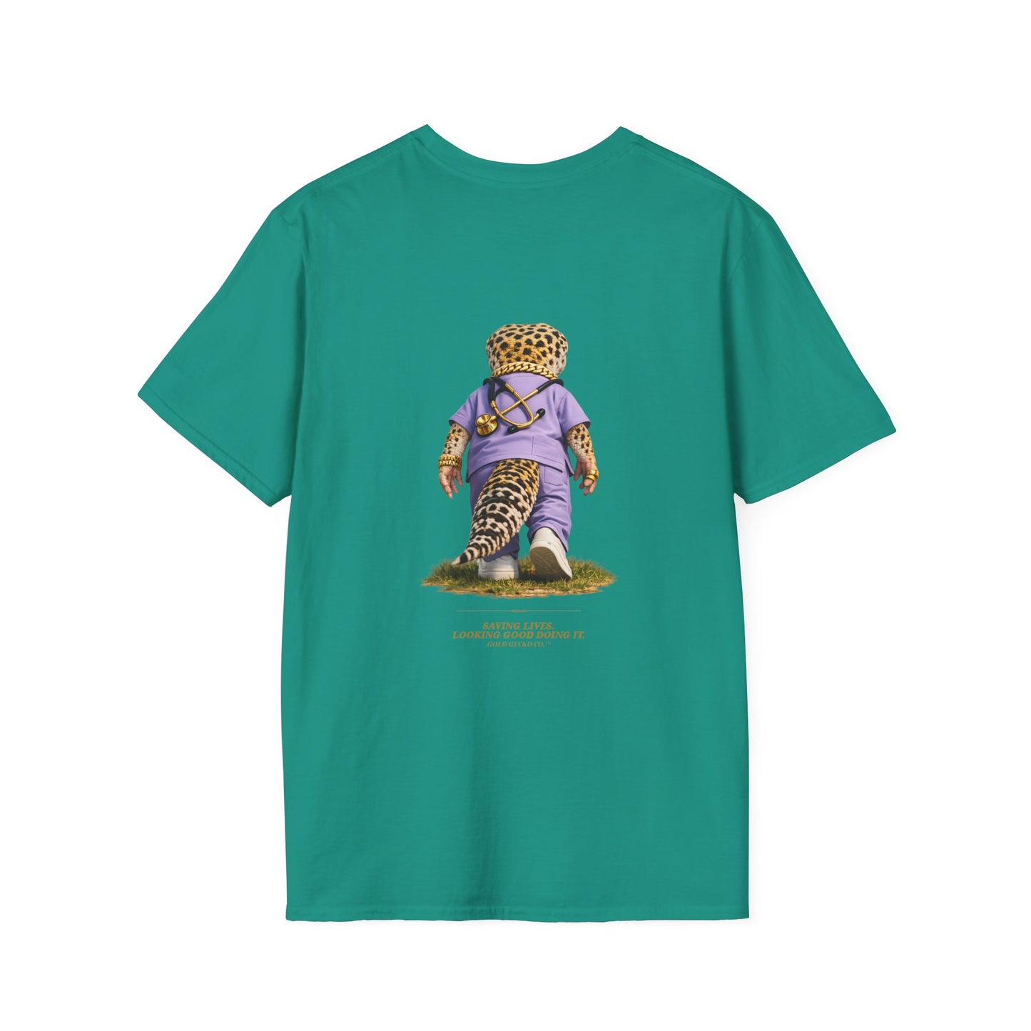 Gold Gecko Co.™ | Scrubs | Leopard Gecko | Comfort Colors 6500