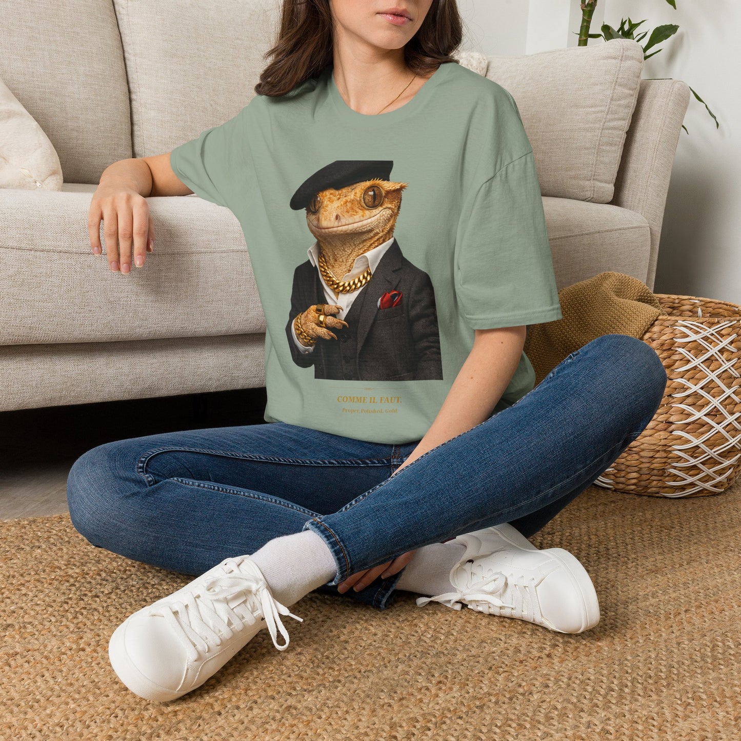 Gold Gecko Co.™ | Comme Il Faut | Crested Gecko | Comfort Colors 6500