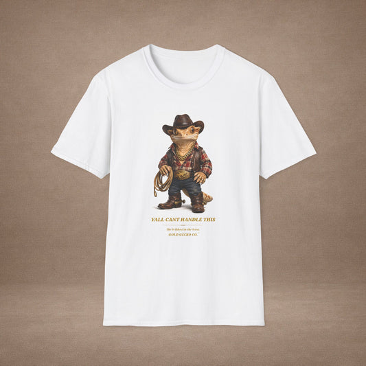 Col1109-3-V1-TS-CC6500-Design091CowboyGeckoYallCantHa-Multi-GoldGeckoCo
