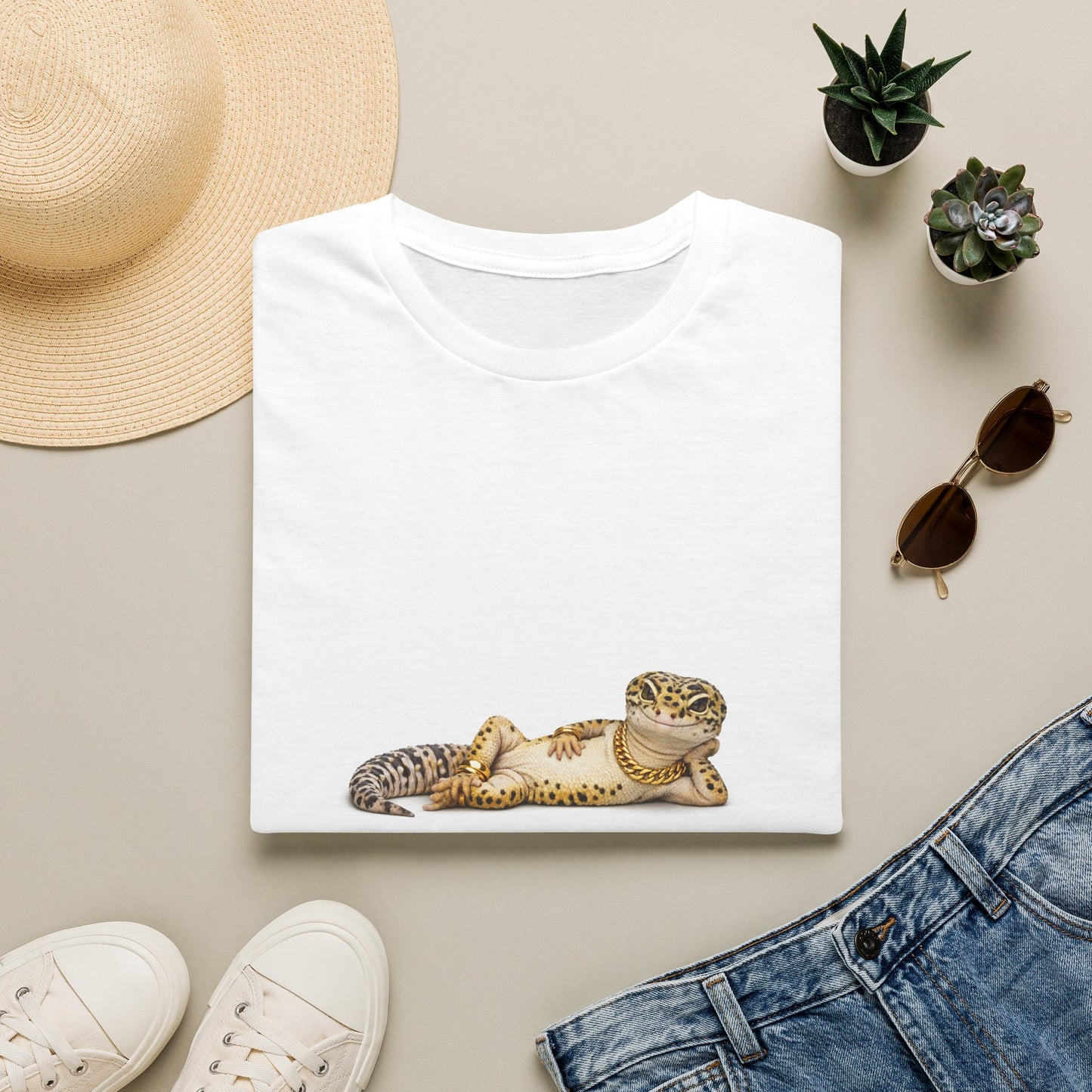 Gold Gecko Co.™ | Lounging | Leopard Gecko | Comfort Colors 6500