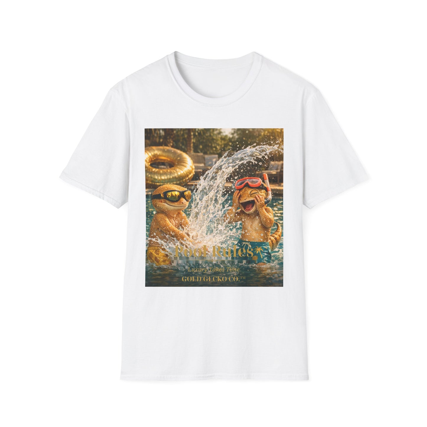 Col1403-03-V2-TS-Gildan64000-PoolRules-Realistic-GoldGeckoCo