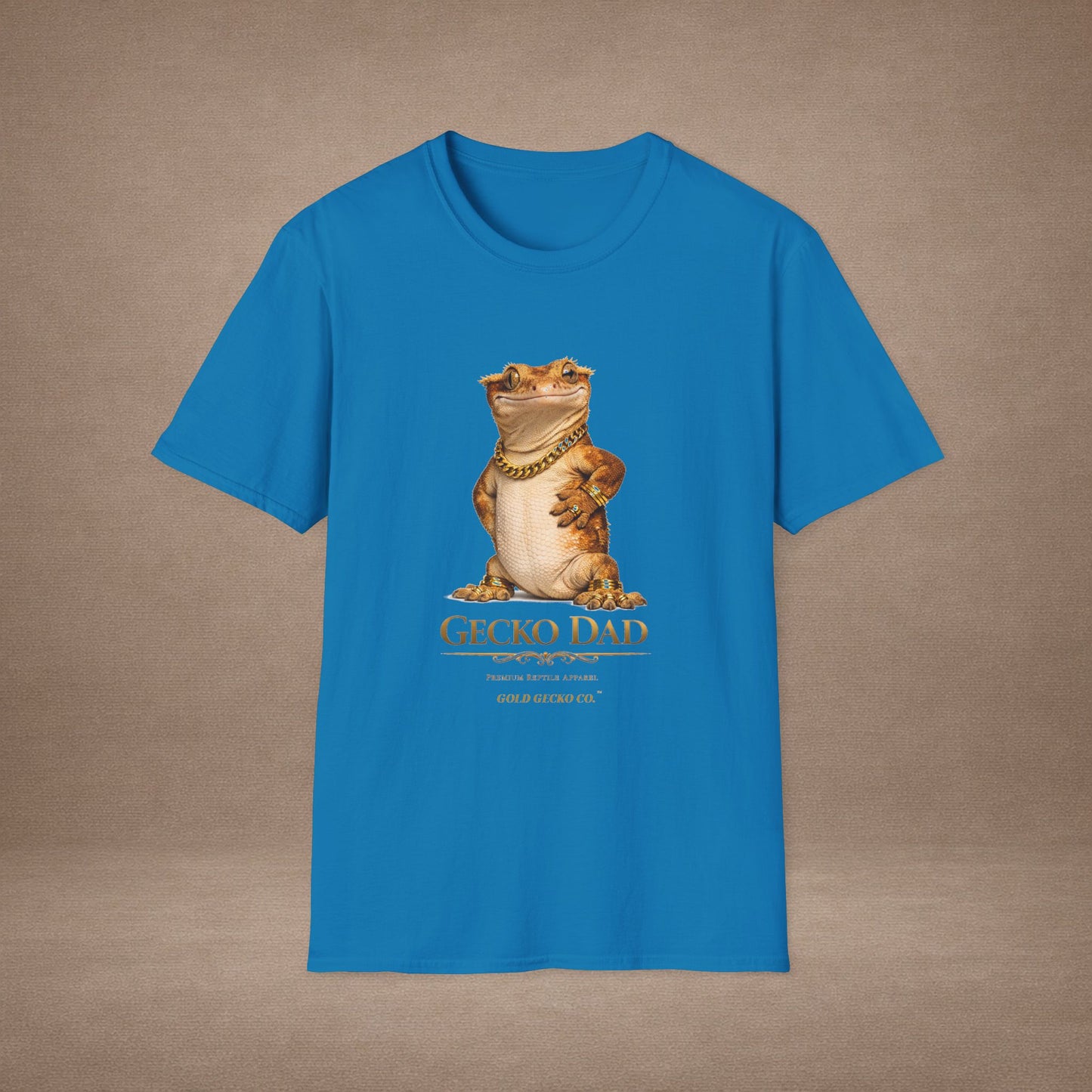 DESIGN #03-G- Gecko Dad — Dad Mode: On (Gold Letters)