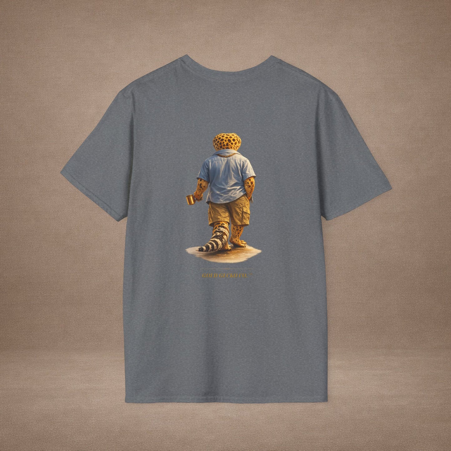 DESIGN #03-G- Gecko Dad — Dad Mode: On (Gold Letters)