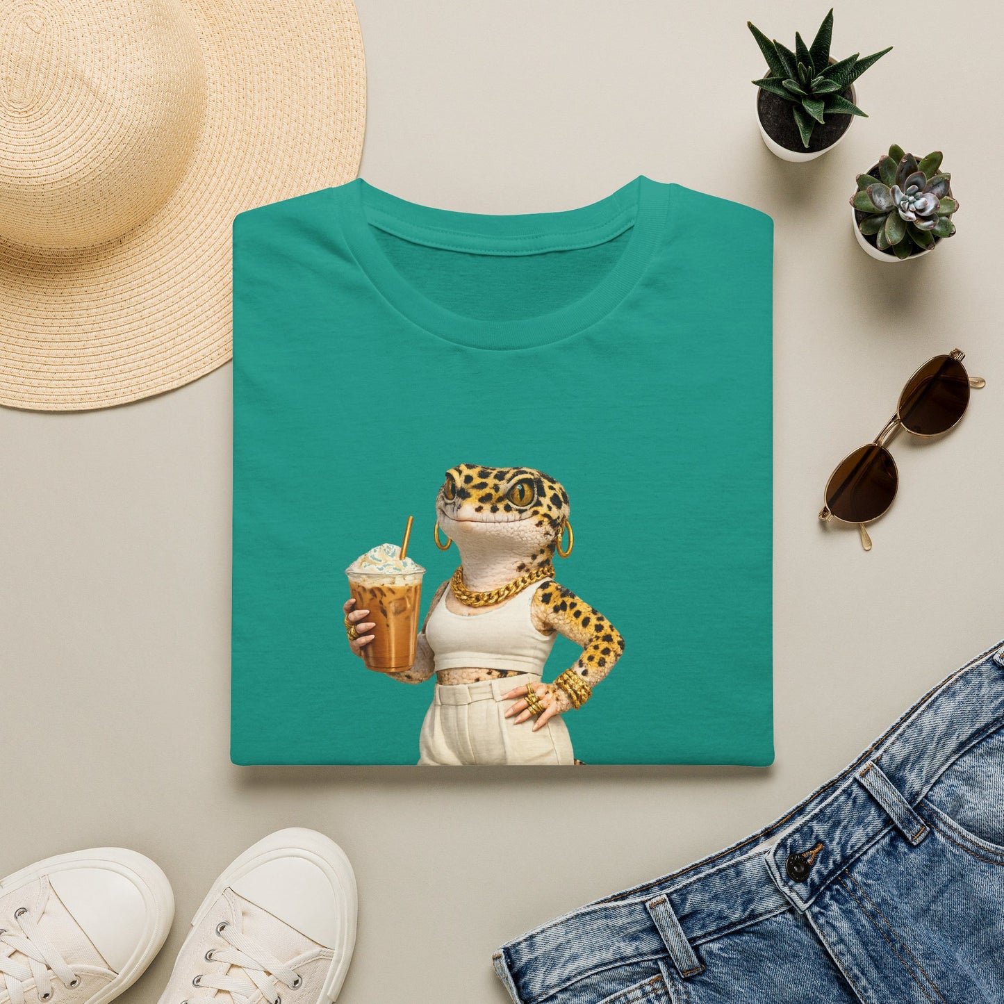 Gold Gecko Co.™ | Summer | Leopard Gecko | Comfort Colors 6500