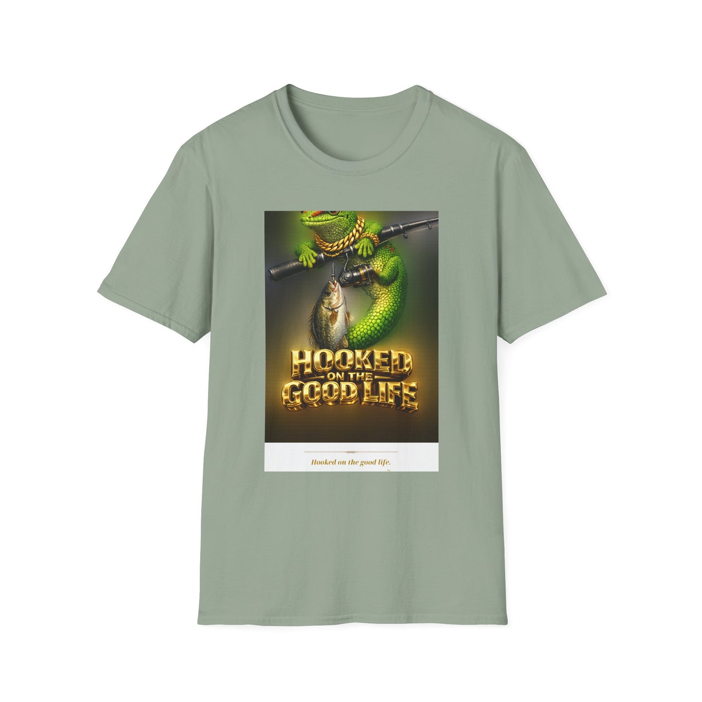 Gold Gecko Co.™ | Hooked on the Good Life | Day Gecko | Comfort Colors 6500