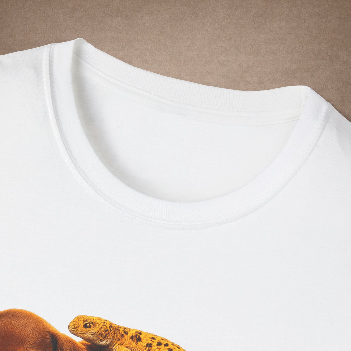 Dachshund — Long And Short Of It — cinematic photoreal portraits of beloved dog breeds paired w. Gold Gecko Co. Puppies & Geckos collection.