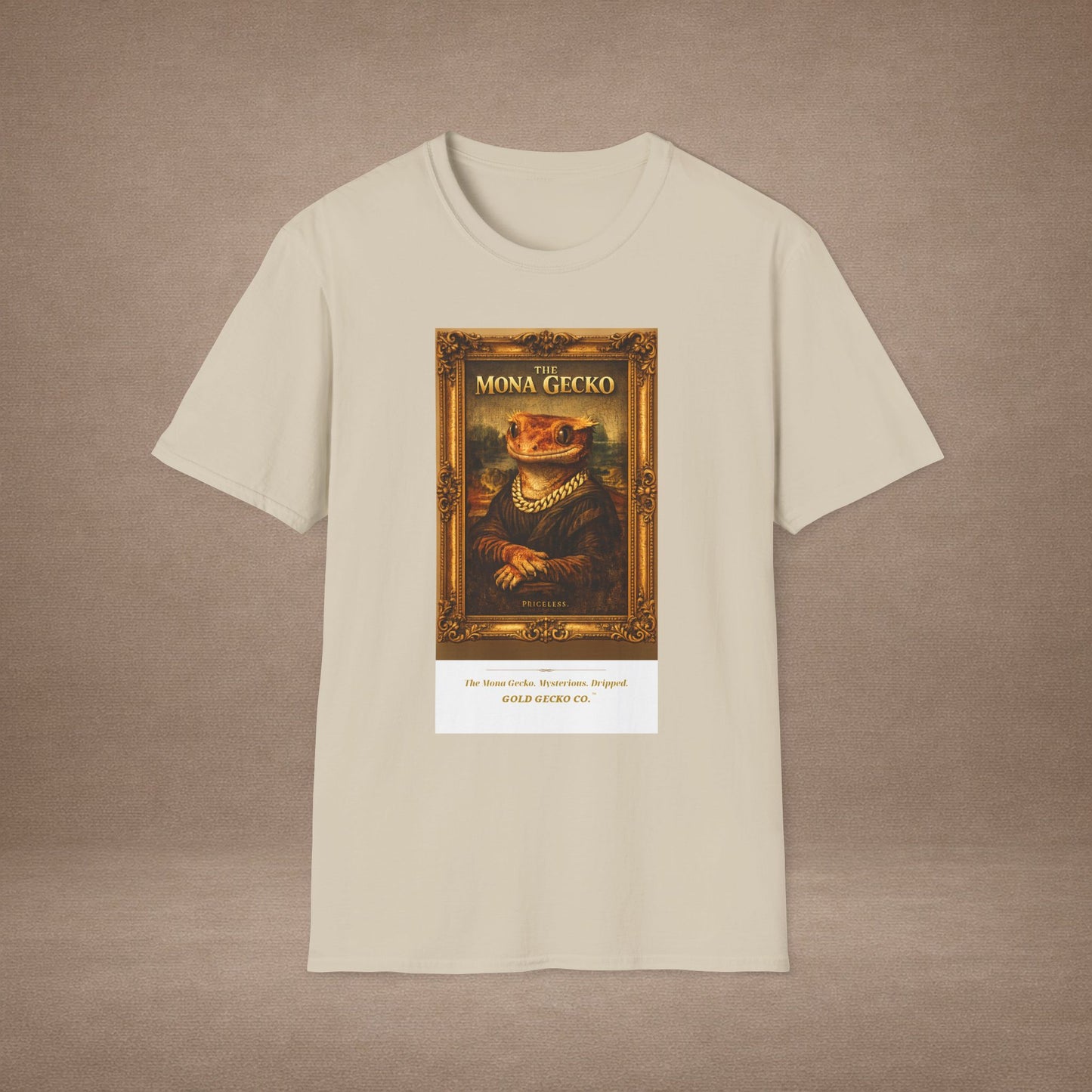 Design #col19-1 - Mona Gecko — Fine Art Tee