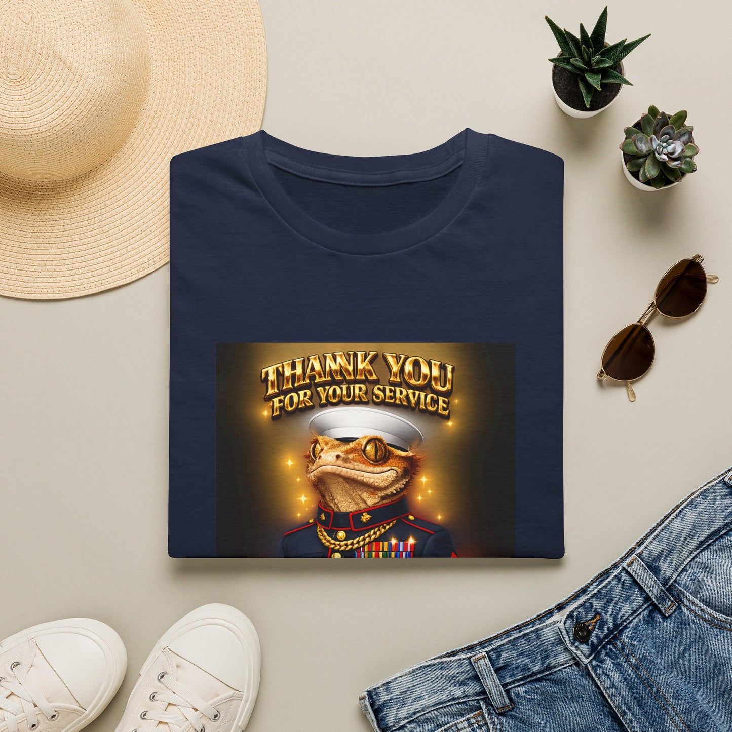Gold Gecko Co.™ | Marines Semper Drip | Crested Gecko | Comfort Colors 6500