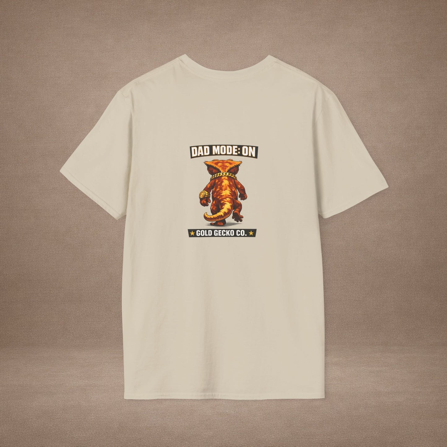DESIGN #11 Gecko Dad — Dad Mode: On (Black Letters)