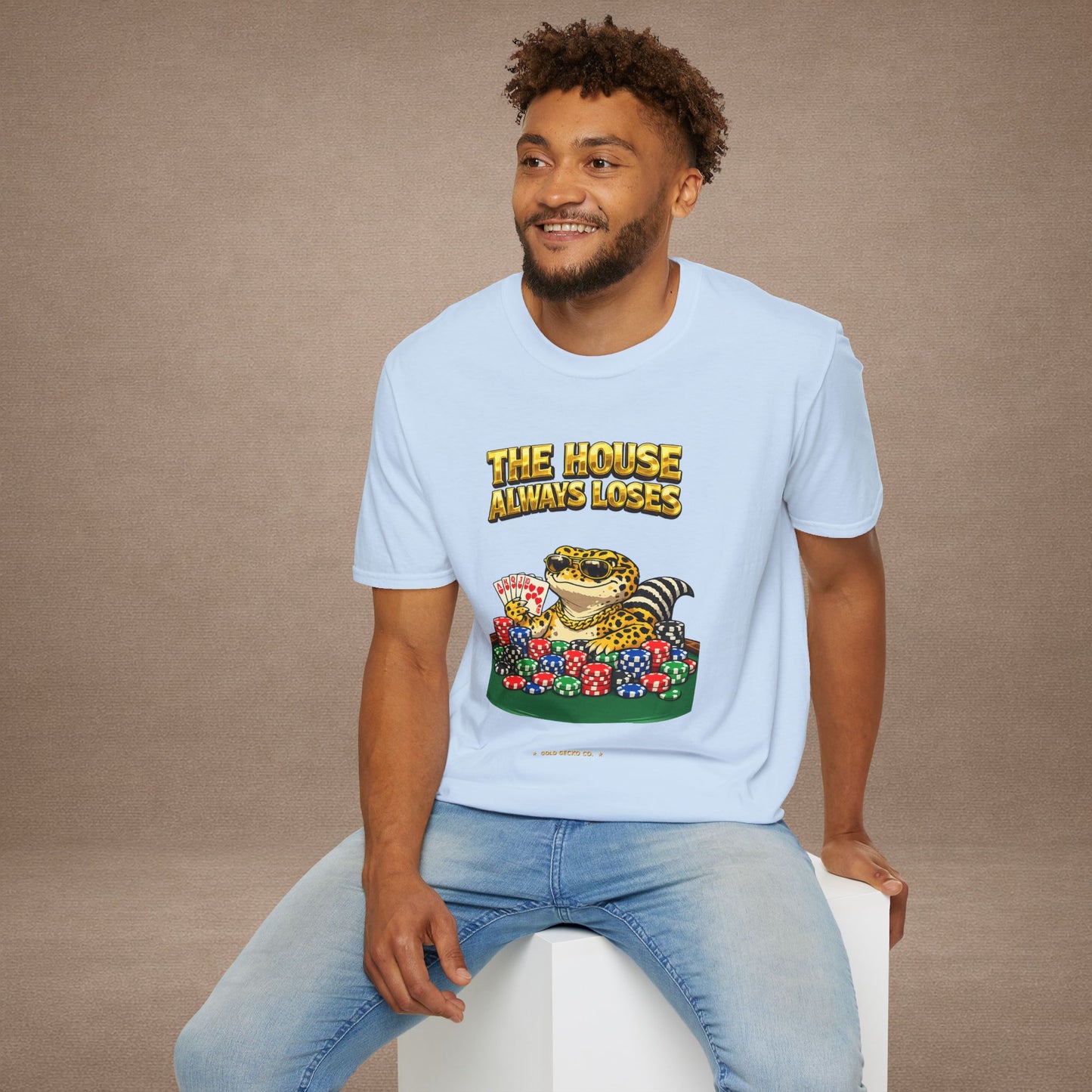 Design #29-6  Gambling- One More Pull-Cartoon- (Gold Letters)