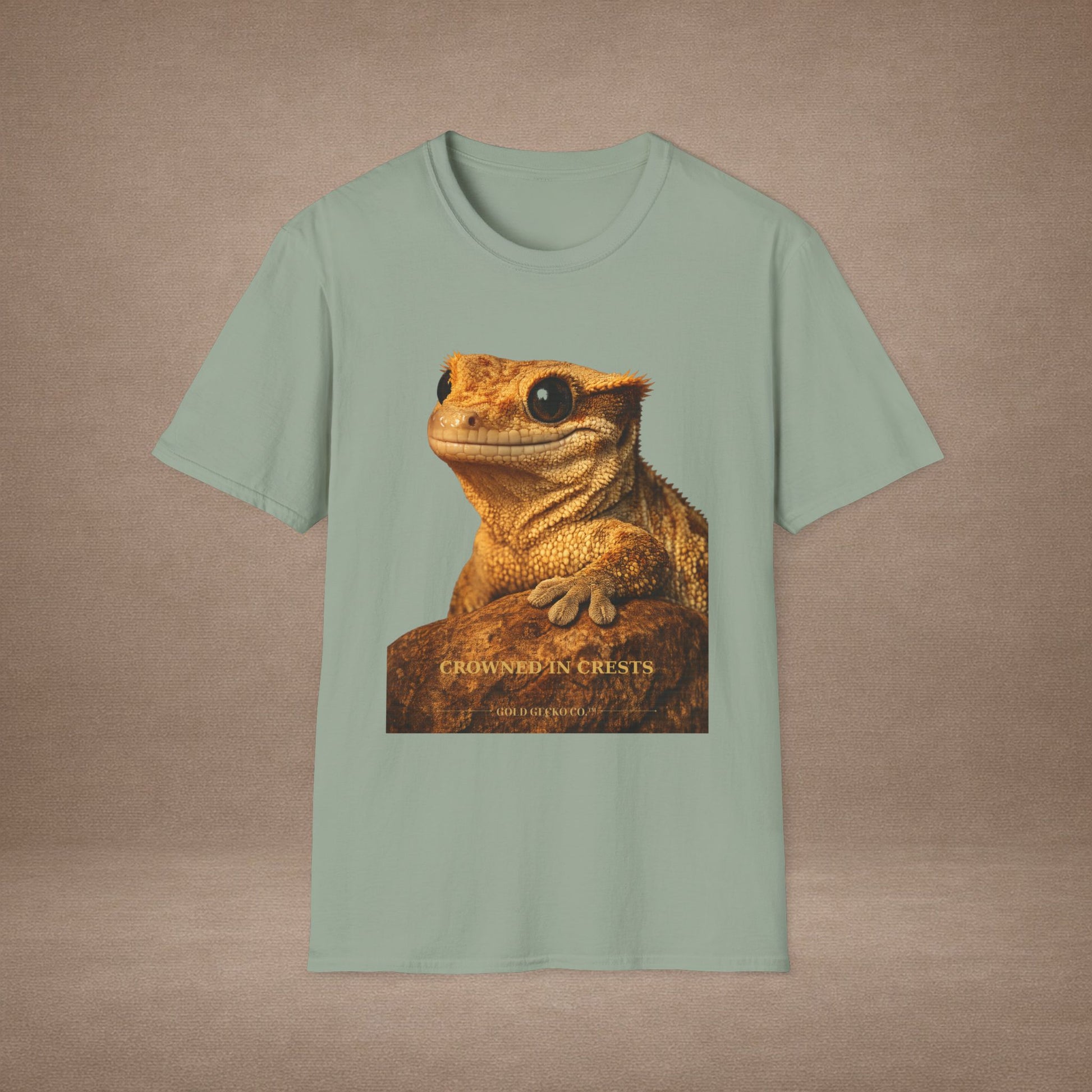 Crested Gecko — Crowned In Crests — photoreal reptile portraits — the ultimate herp appreciation. Gold Gecko Co. Reptile Roll Call collection.