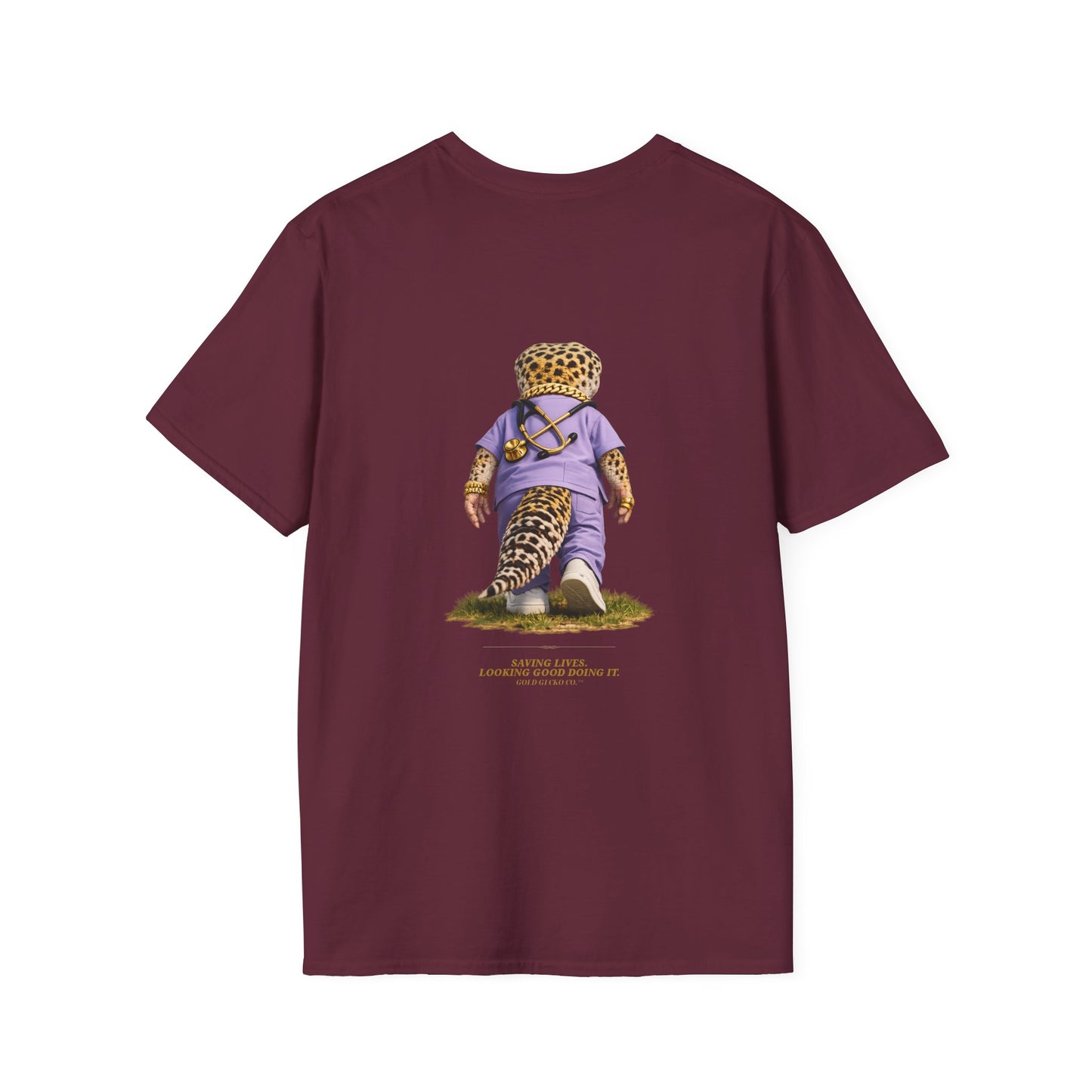 Gold Gecko Co.™ | Scrubs | Leopard Gecko | Comfort Colors 6500