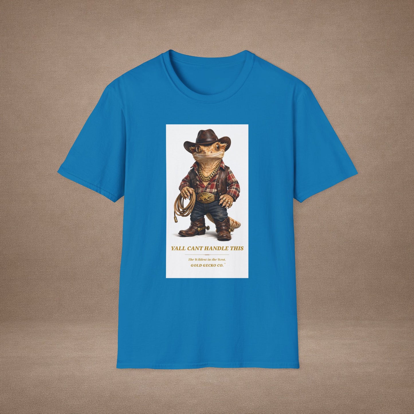 Design #09-1 - Cowboy Gecko - Y'All Can't Handle This
