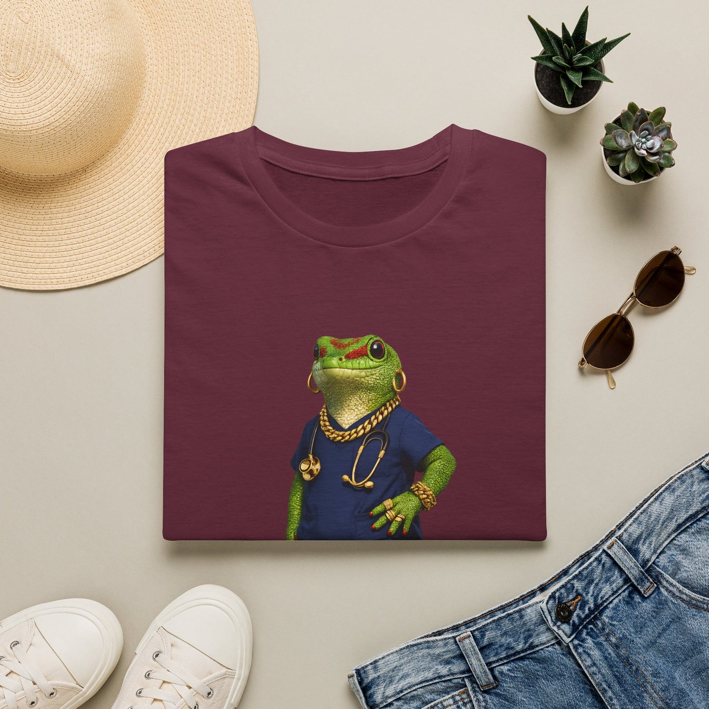 Gold Gecko Co.™ | Scrubs | Day Gecko | Comfort Colors 6500