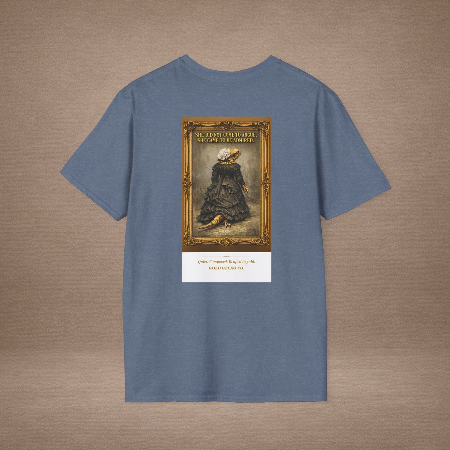 Design #col19-4 - Whistler's Gecko— Fine Art Tee
