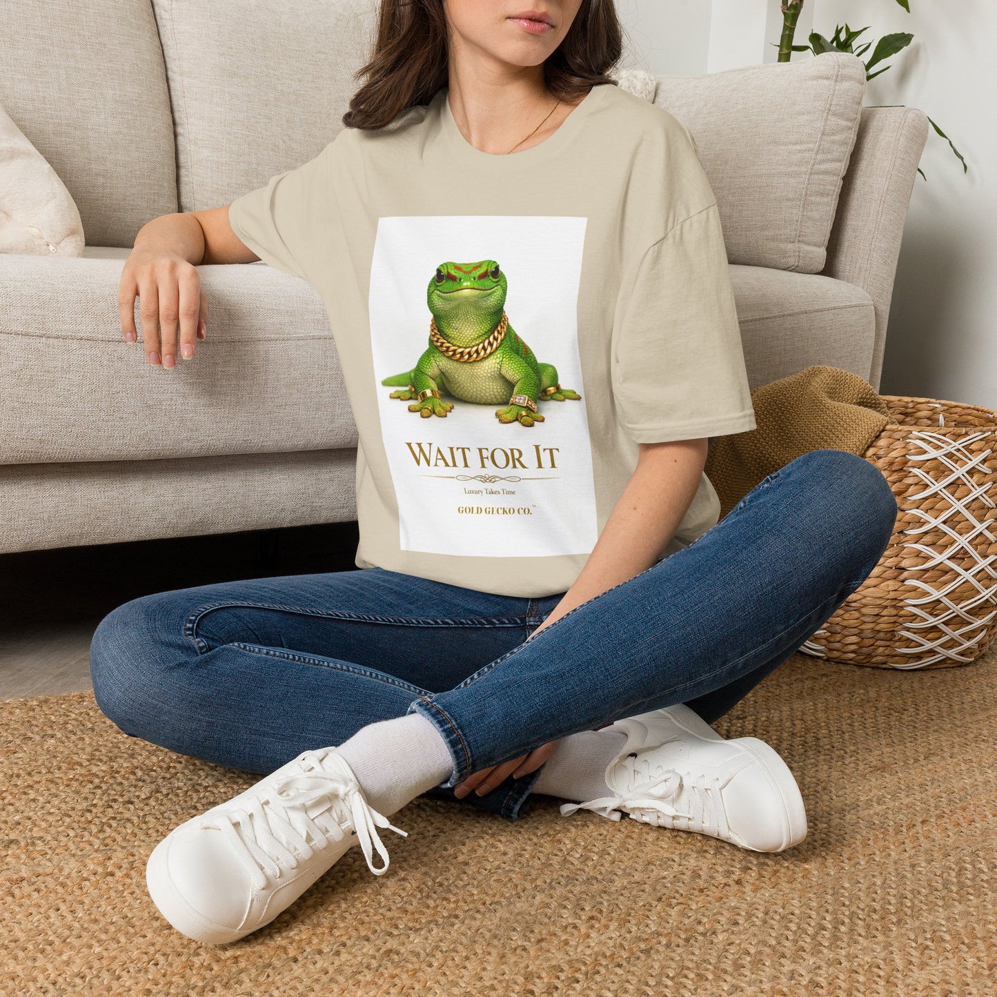 Gold Gecko Co.™ | Portrait | Day Gecko | Comfort Colors 6500