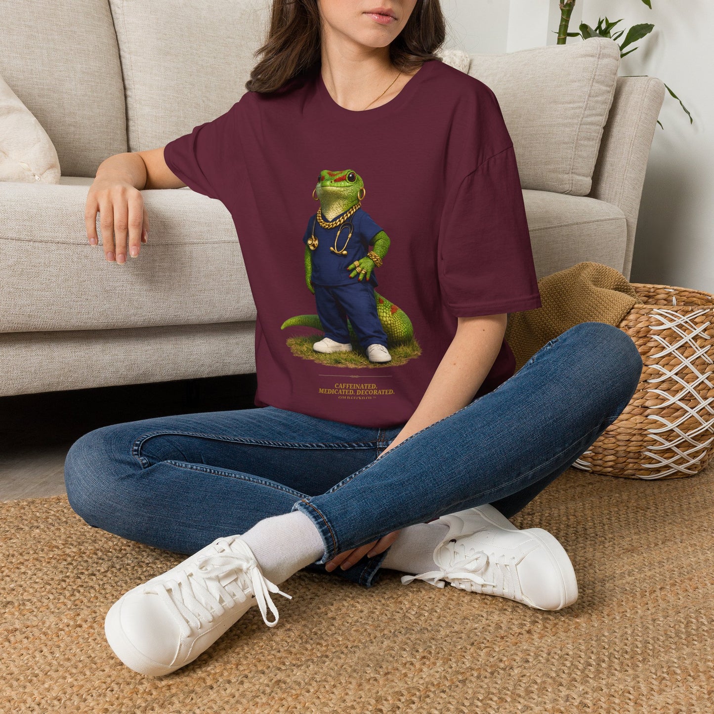 Gold Gecko Co.™ | Scrubs | Day Gecko | Comfort Colors 6500