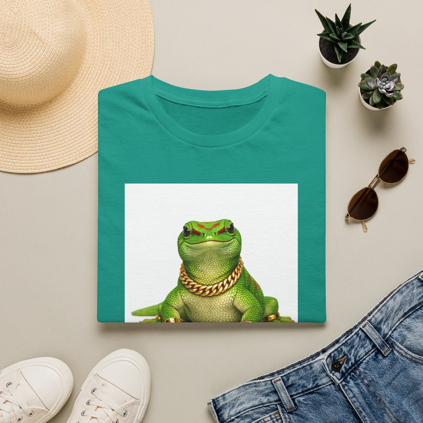 Gold Gecko Co.™ | Portrait | Day Gecko | Comfort Colors 6500