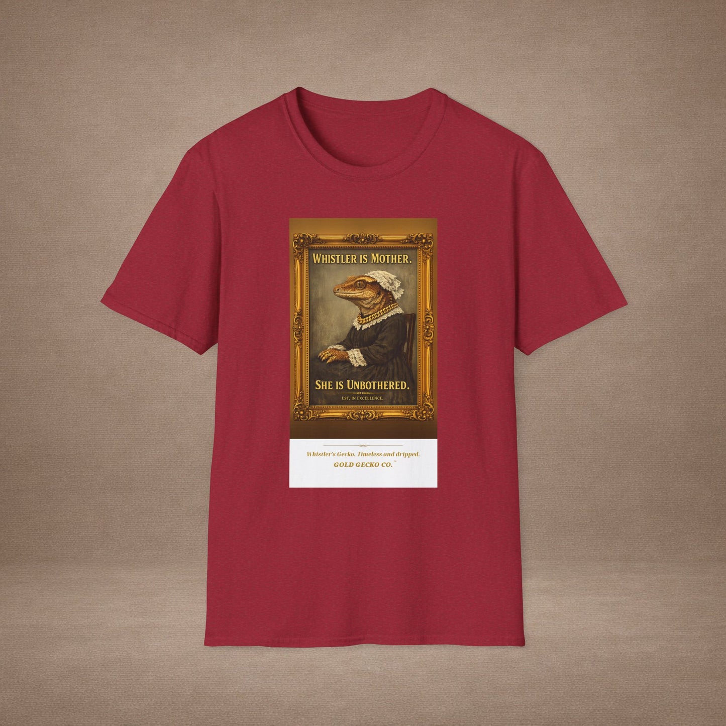 Design #col19-4 - Whistler's Gecko— Fine Art Tee