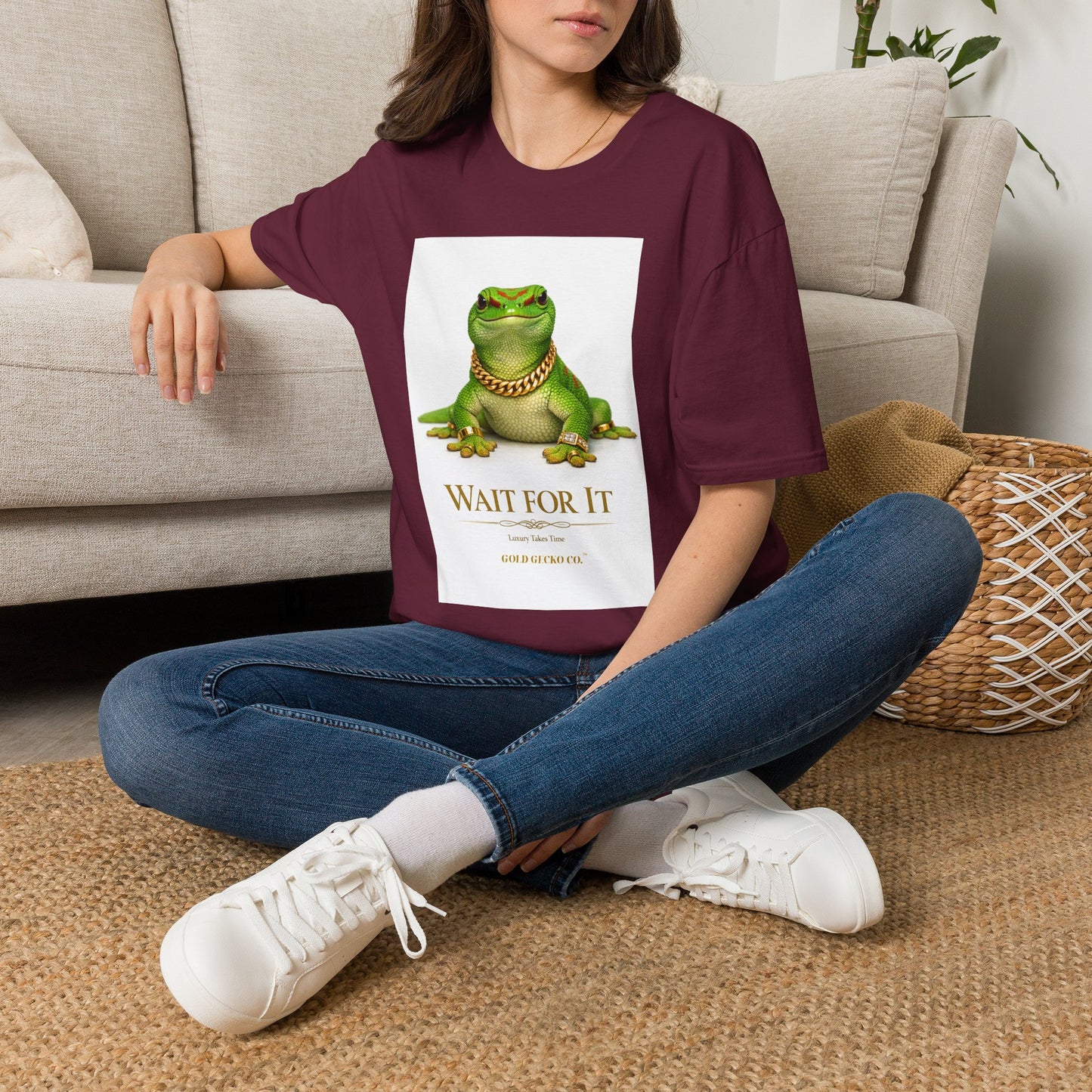 Gold Gecko Co.™ | Portrait | Day Gecko | Comfort Colors 6500