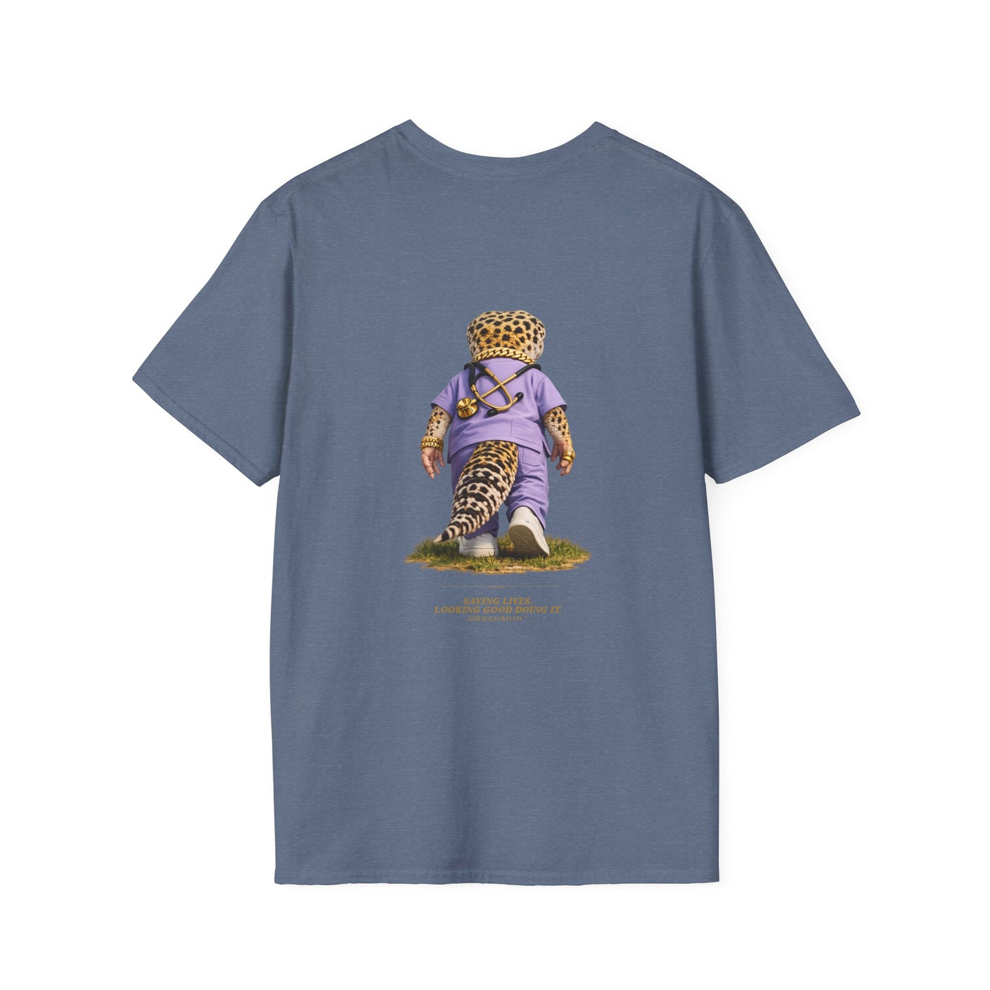 Gold Gecko Co.™ | Scrubs | Leopard Gecko | Comfort Colors 6500