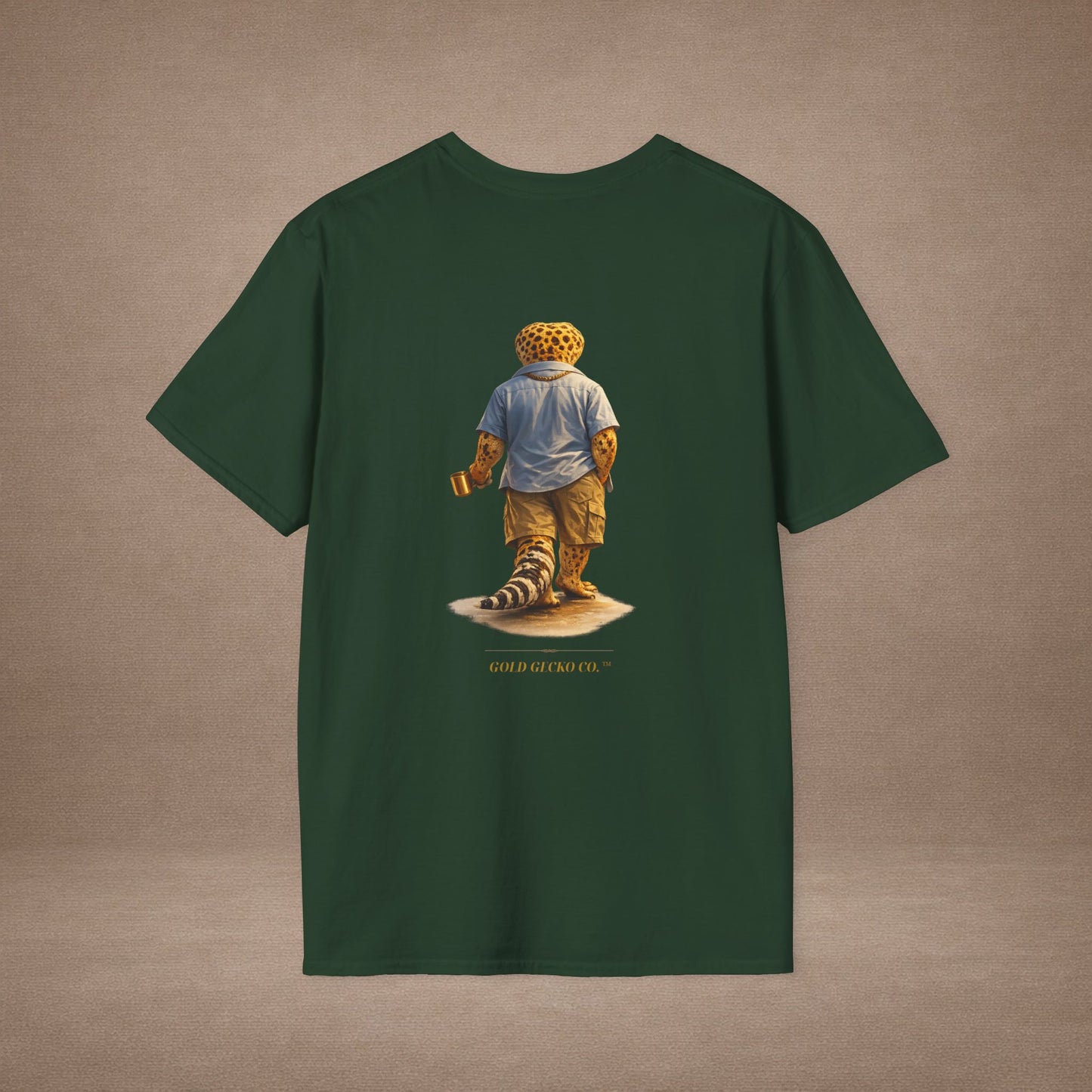 DESIGN #03-G- Gecko Dad — Dad Mode: On (Gold Letters)