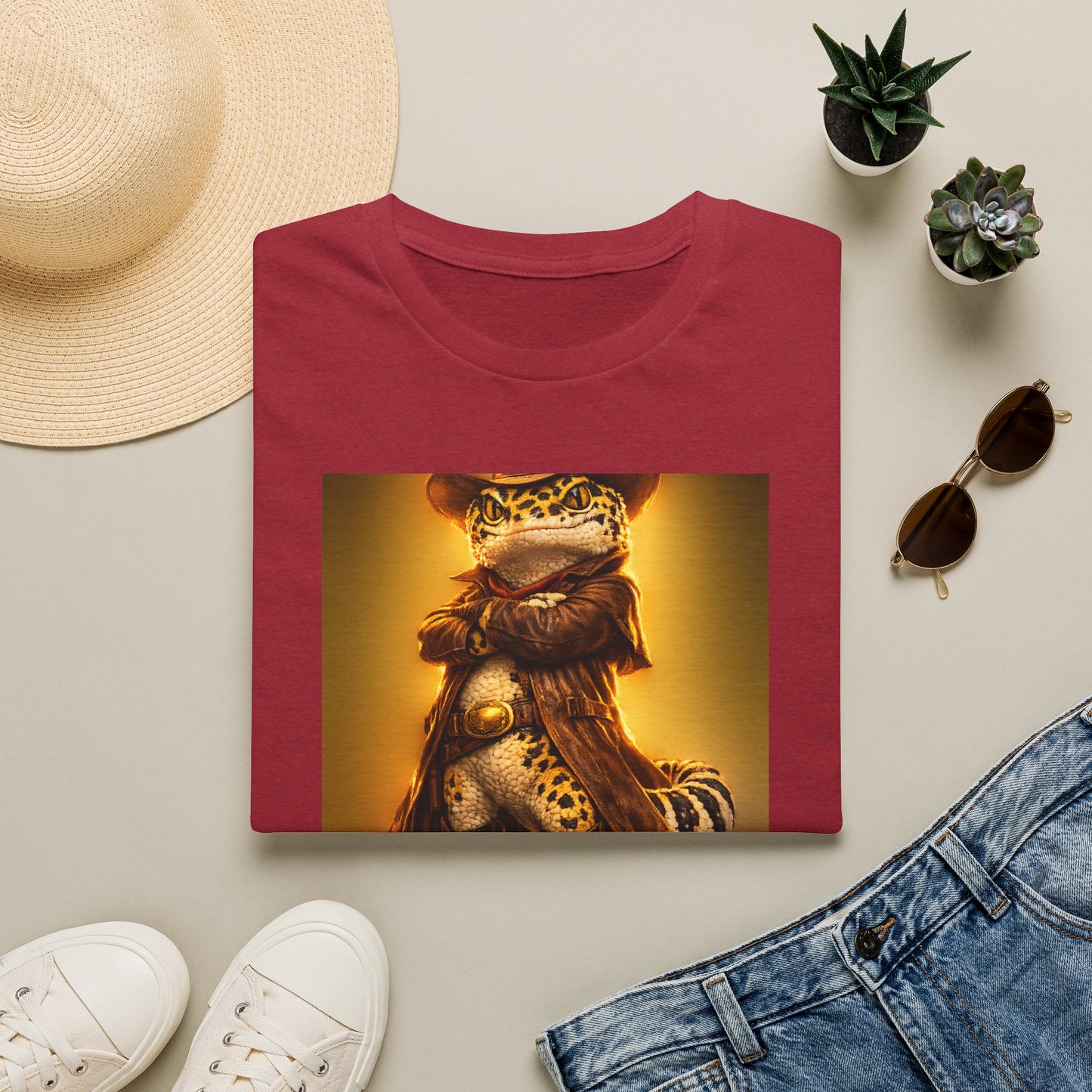 Gold Gecko Co.™ | Sunset Cowboy | Leopard Gecko | Comfort Colors 6500