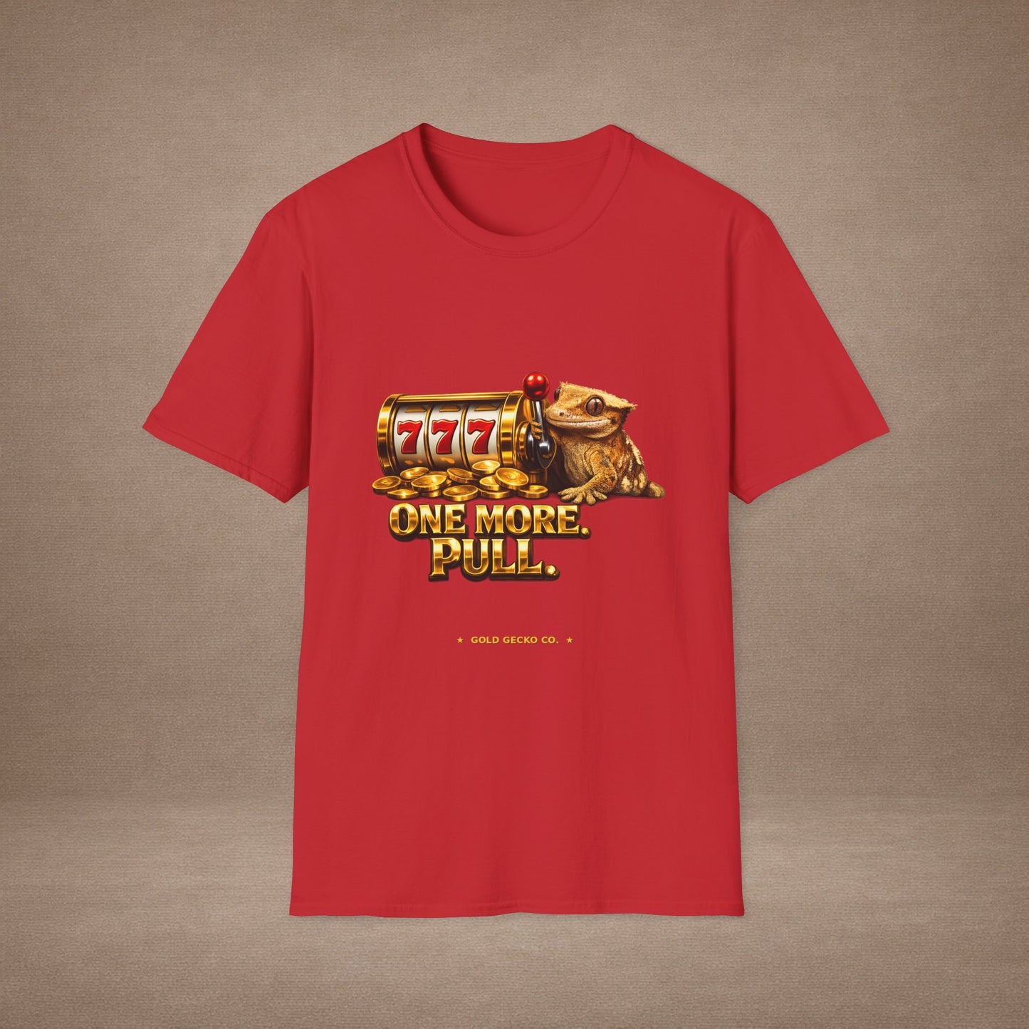 Design #29-4  Gambling- One More Pull- Realistic- (Gold Letters)