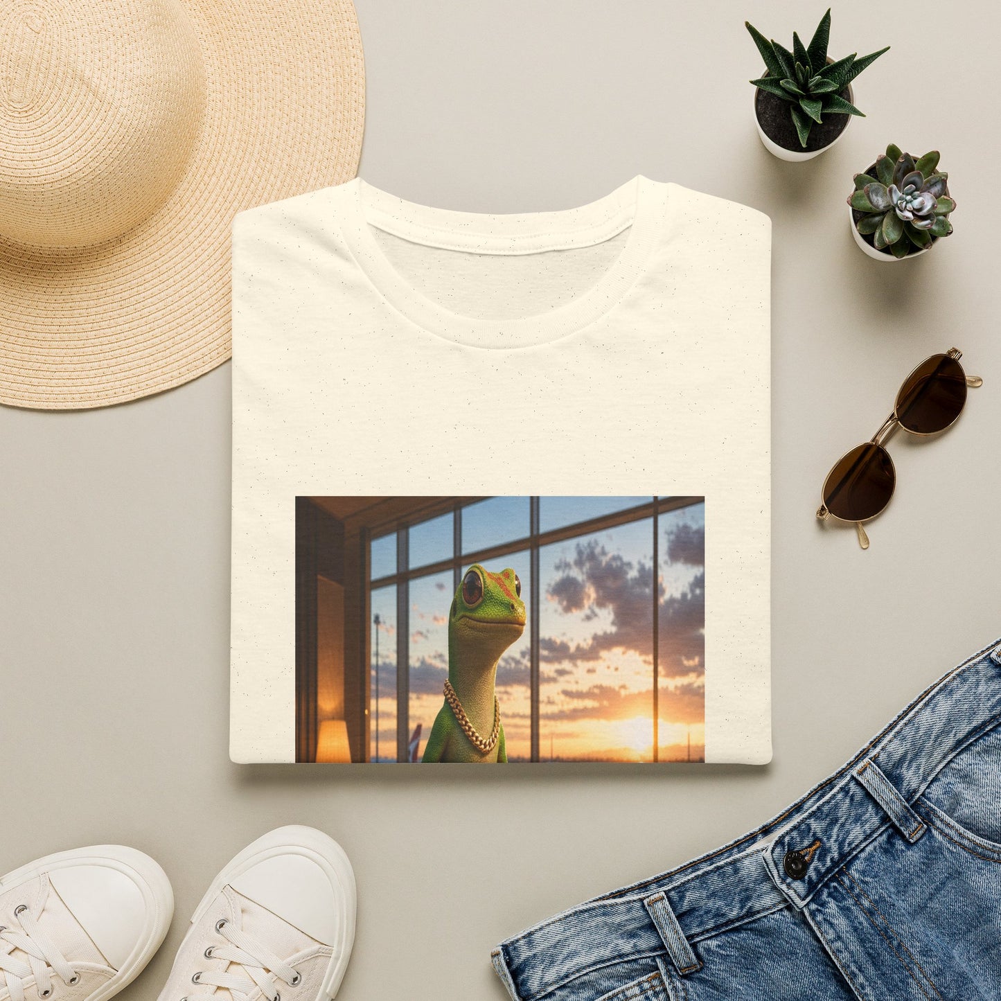 Gold Gecko Co.™ | El Mundo Me Espera | Day Gecko | Comfort Colors 6500