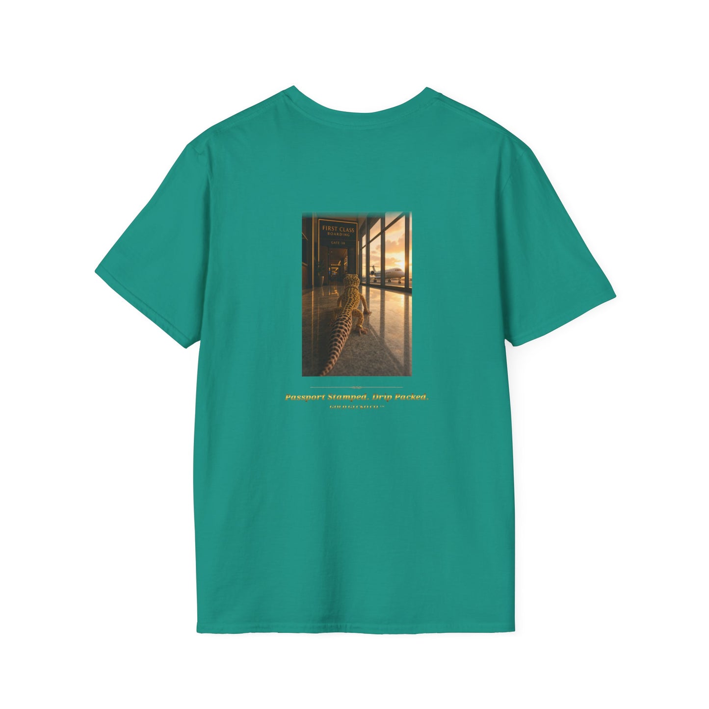 Col1138-1 — Passport Stamped. Drip Packed. — Vacation Series (Leopard Gecko)