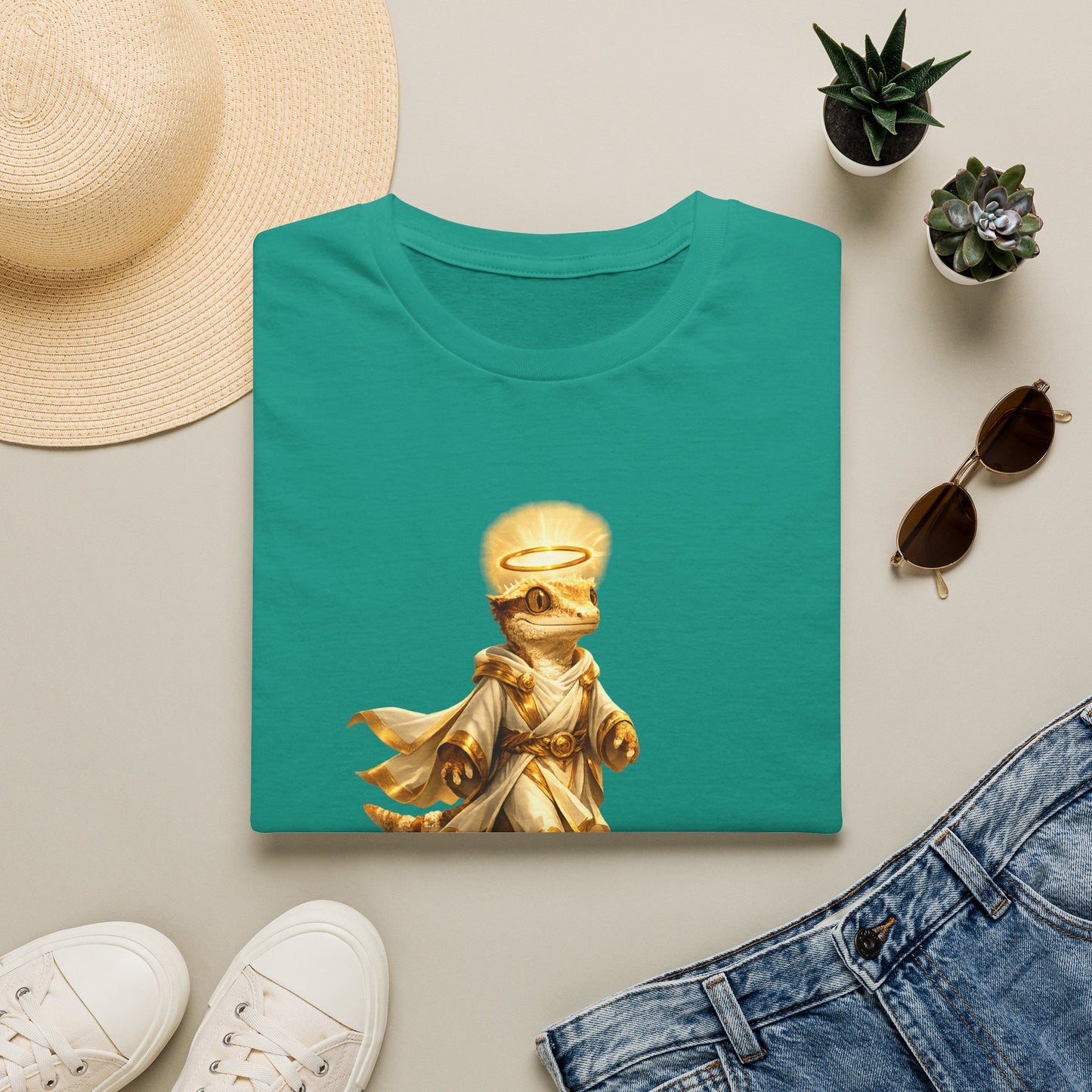 Gold Gecko Co. | Faith Over Fear. Always. | Walking on Water Gecko Tee