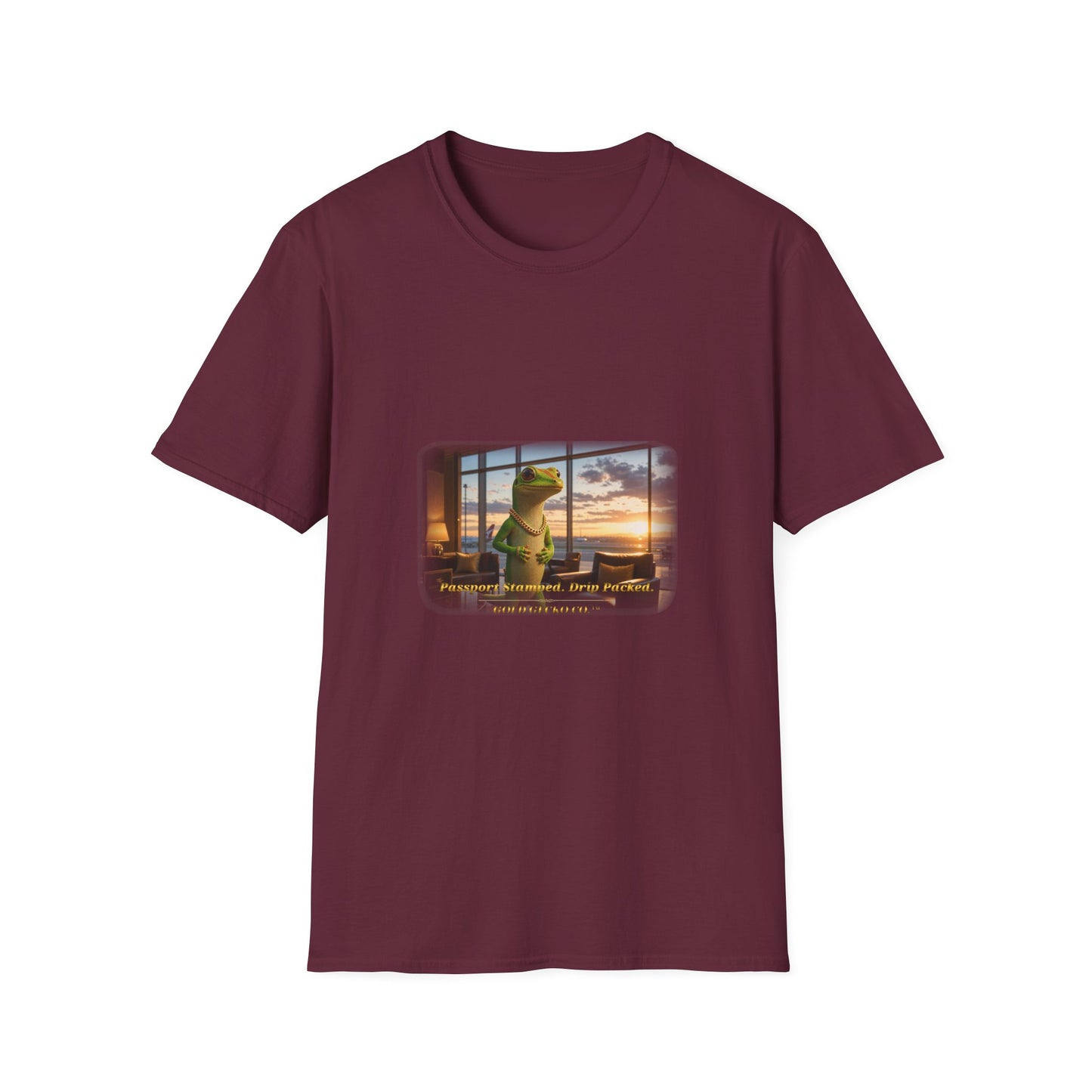 Gold Gecko Co.™ | Passport Stamped | Day Gecko | Comfort Colors 6500