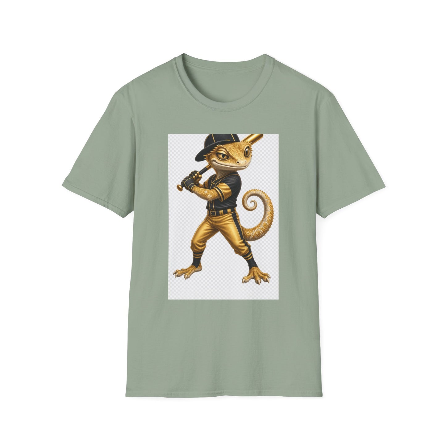 Gold Gecko Co. | Batting .1000 on Drip | Baseball Gecko Tee