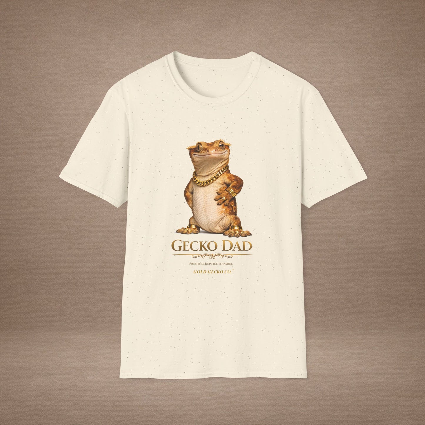 DESIGN #03-G- Gecko Dad — Dad Mode: On (Gold Letters)