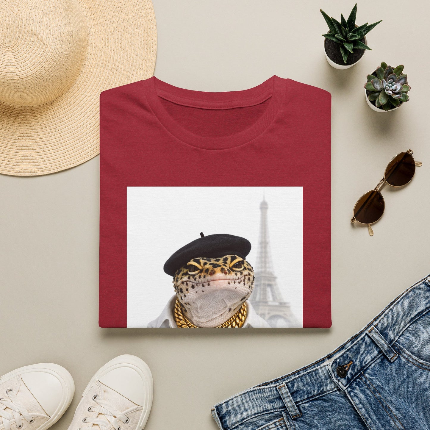Gold Gecko Co.™ | Eiffel Tower | Crested Gecko | Comfort Colors 6500