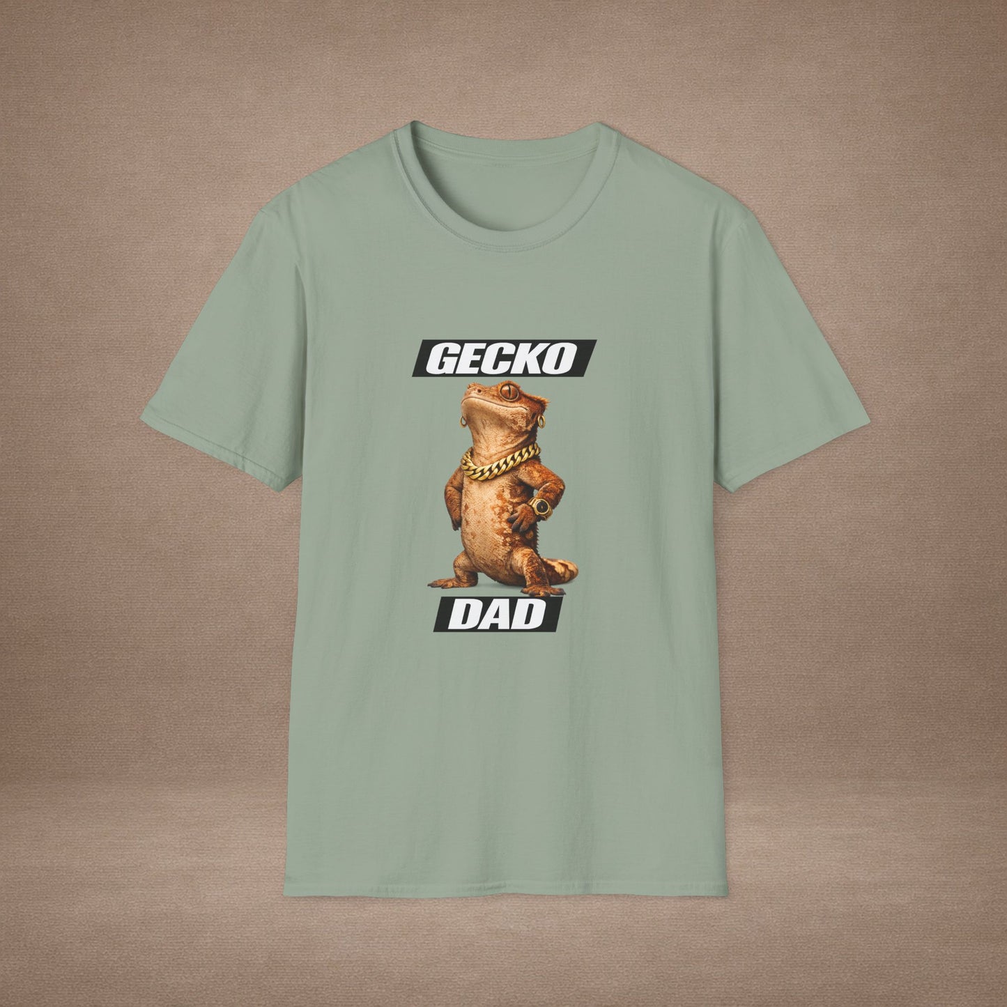 DESIGN #11 Gecko Dad — Dad Mode: On (Black Letters)