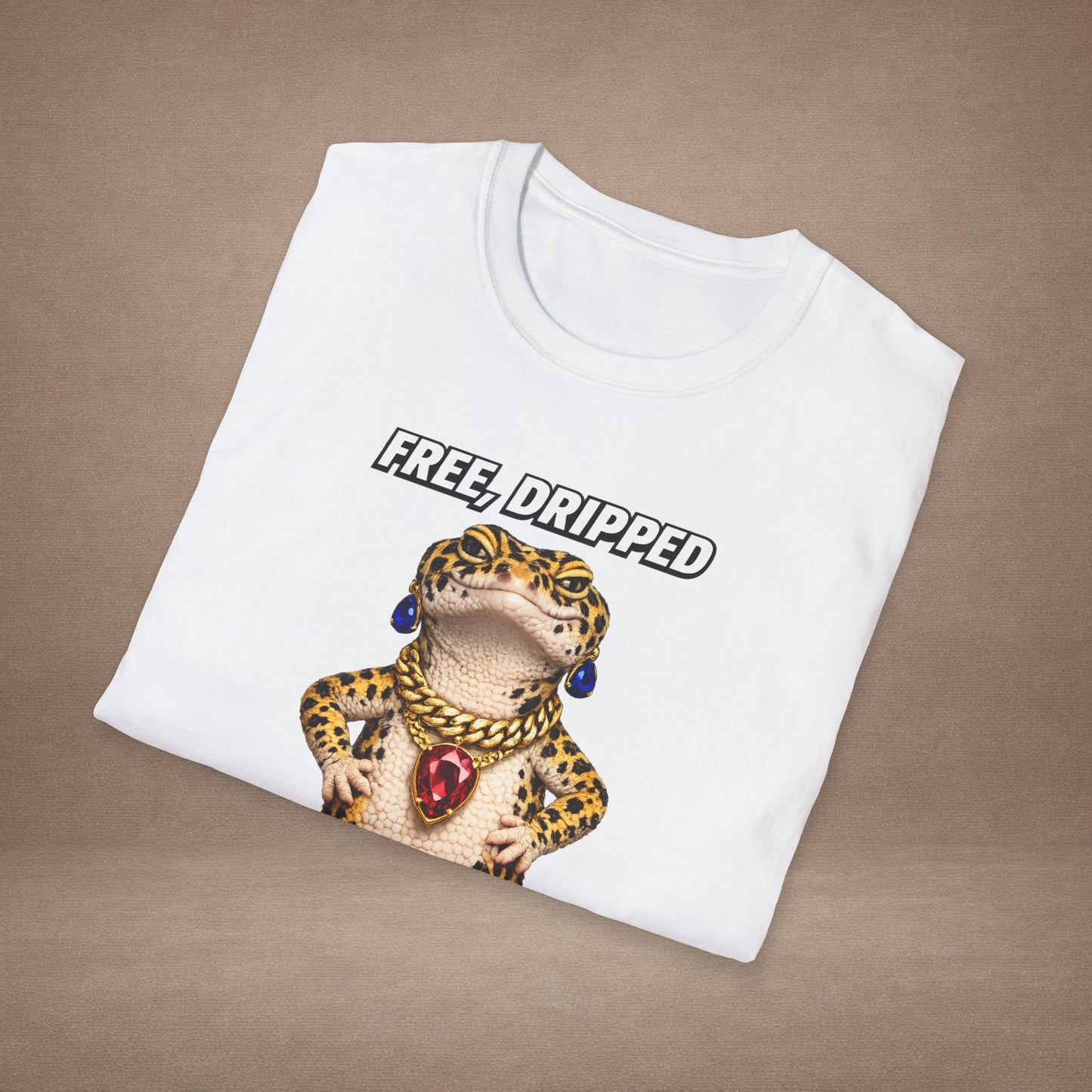 DESIGN #04-1 Free, Dripped & Unbothered — 4th of July Tee