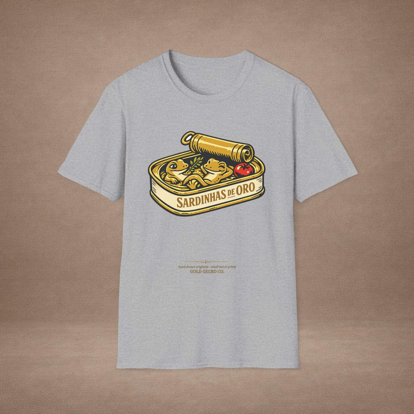 Sardinhas de Ouro Portuguese fish market graphic t-shirt — Gold Gecko Co.