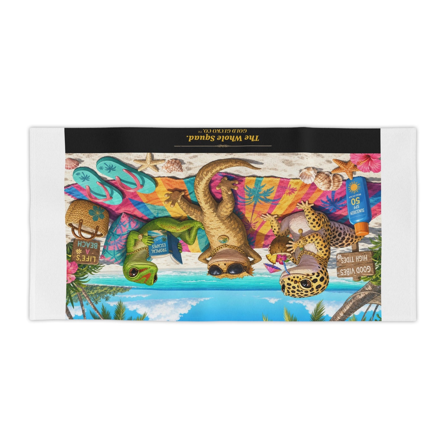 Col2001-4-V1-BT-PrimaPrint-TheWholeSquad-BeachSquad-MultiGecko-Illustrated-GoldGeckoCo