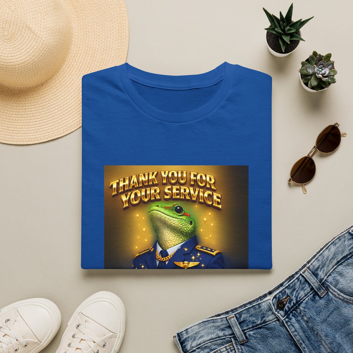 Gold Gecko Co.™ | Air Force Above | Leopard Gecko | Comfort Colors 6500