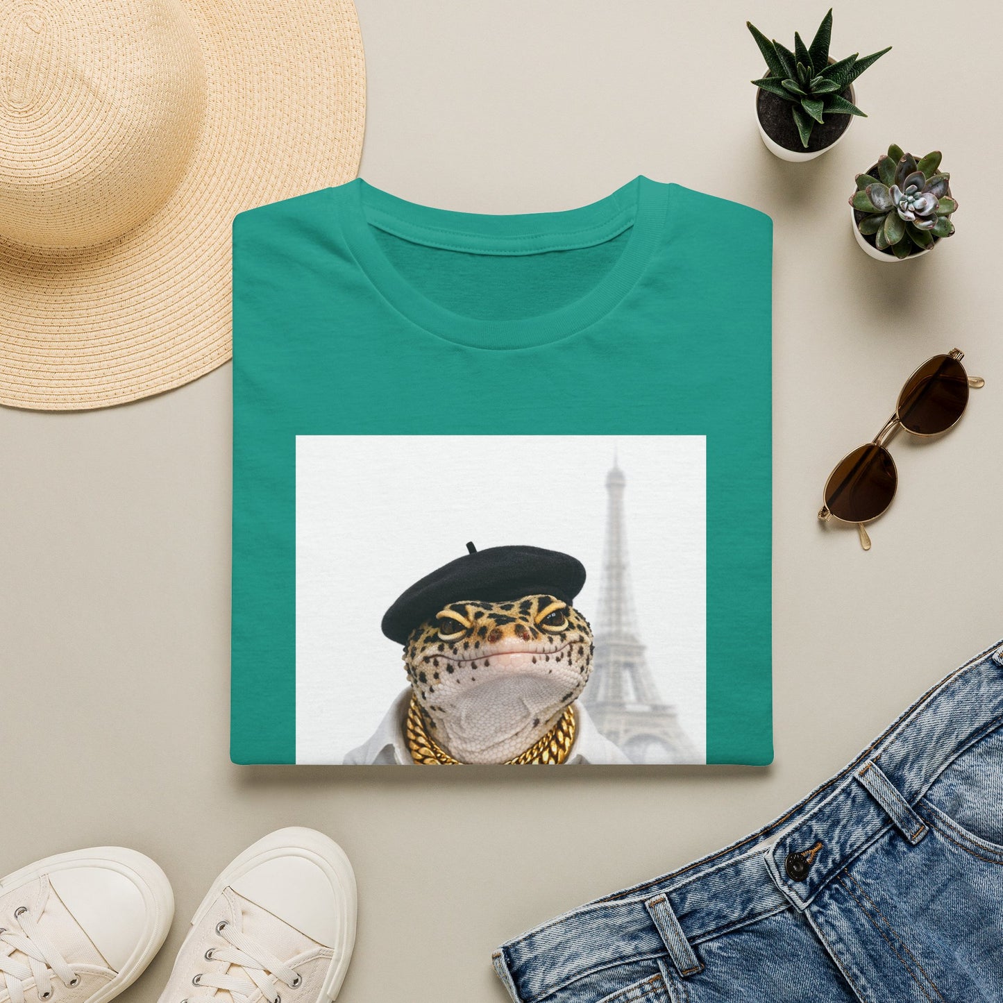 Gold Gecko Co.™ | Eiffel Tower | Crested Gecko | Comfort Colors 6500