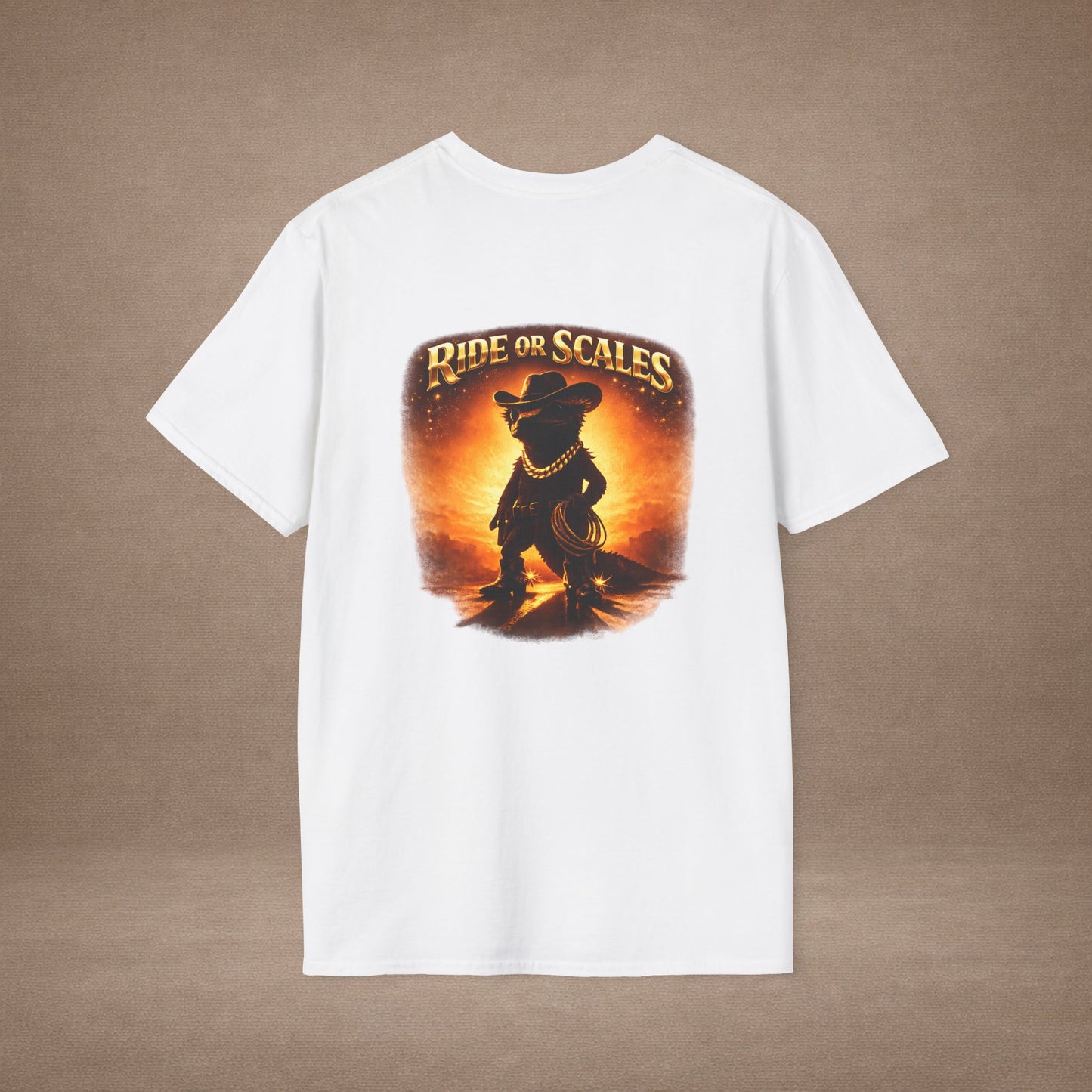 DESIGN #09-35 Born to Ride — Rodeo Gecko Tee (Front & Back)