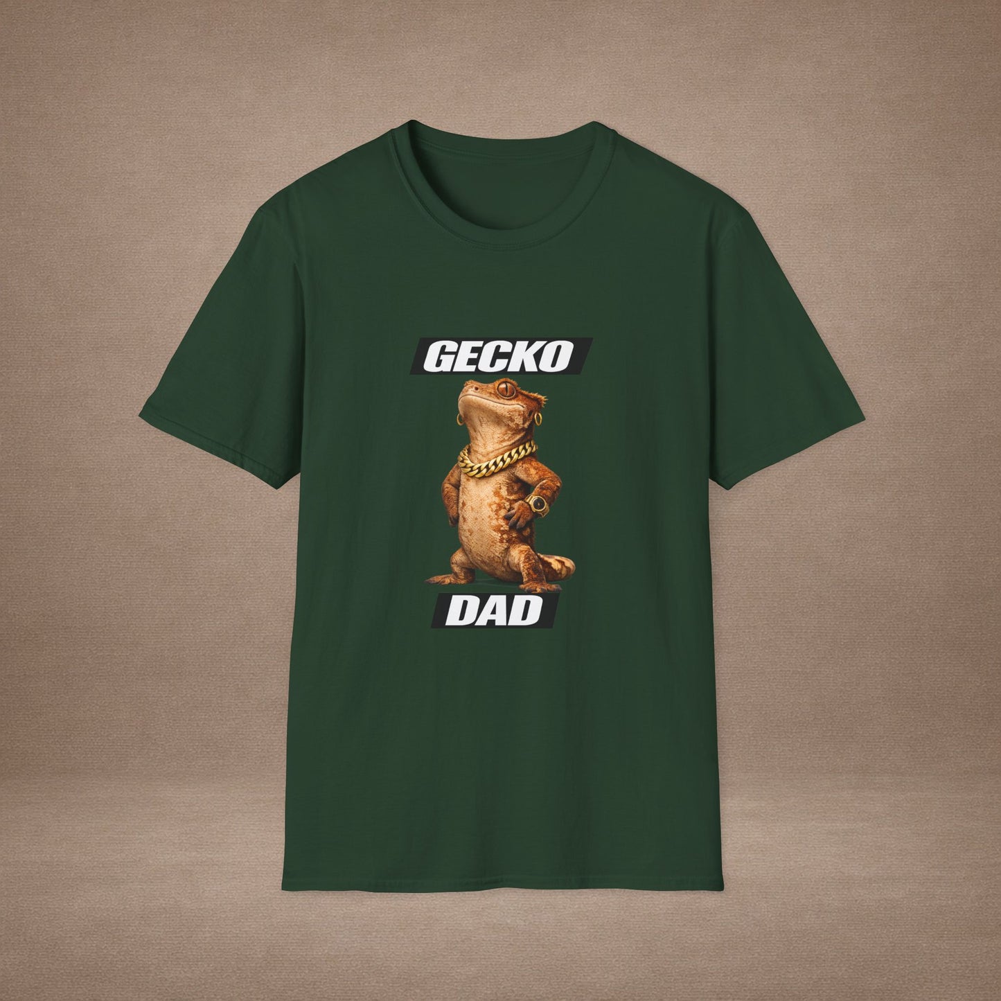 DESIGN #11 Gecko Dad — Dad Mode: On (Black Letters)