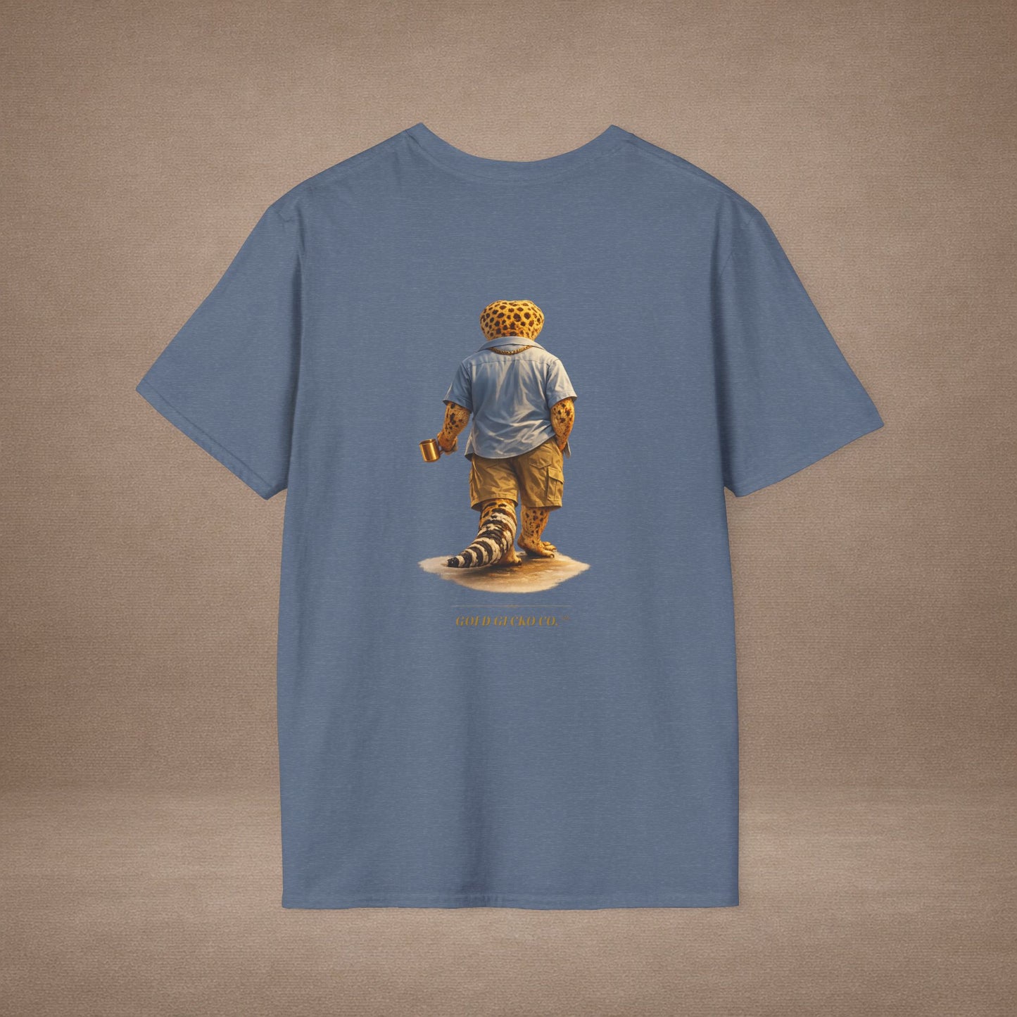 DESIGN #03-G- Gecko Dad — Dad Mode: On (Gold Letters)