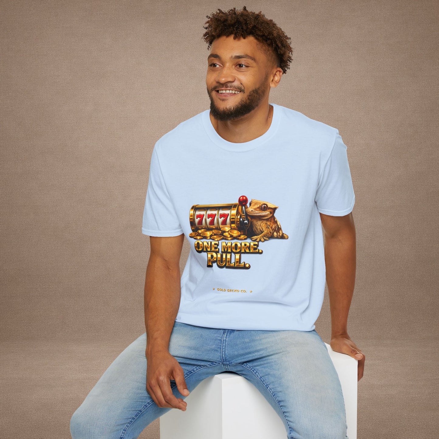 Design #29-4  Gambling- One More Pull- Realistic- (Gold Letters)