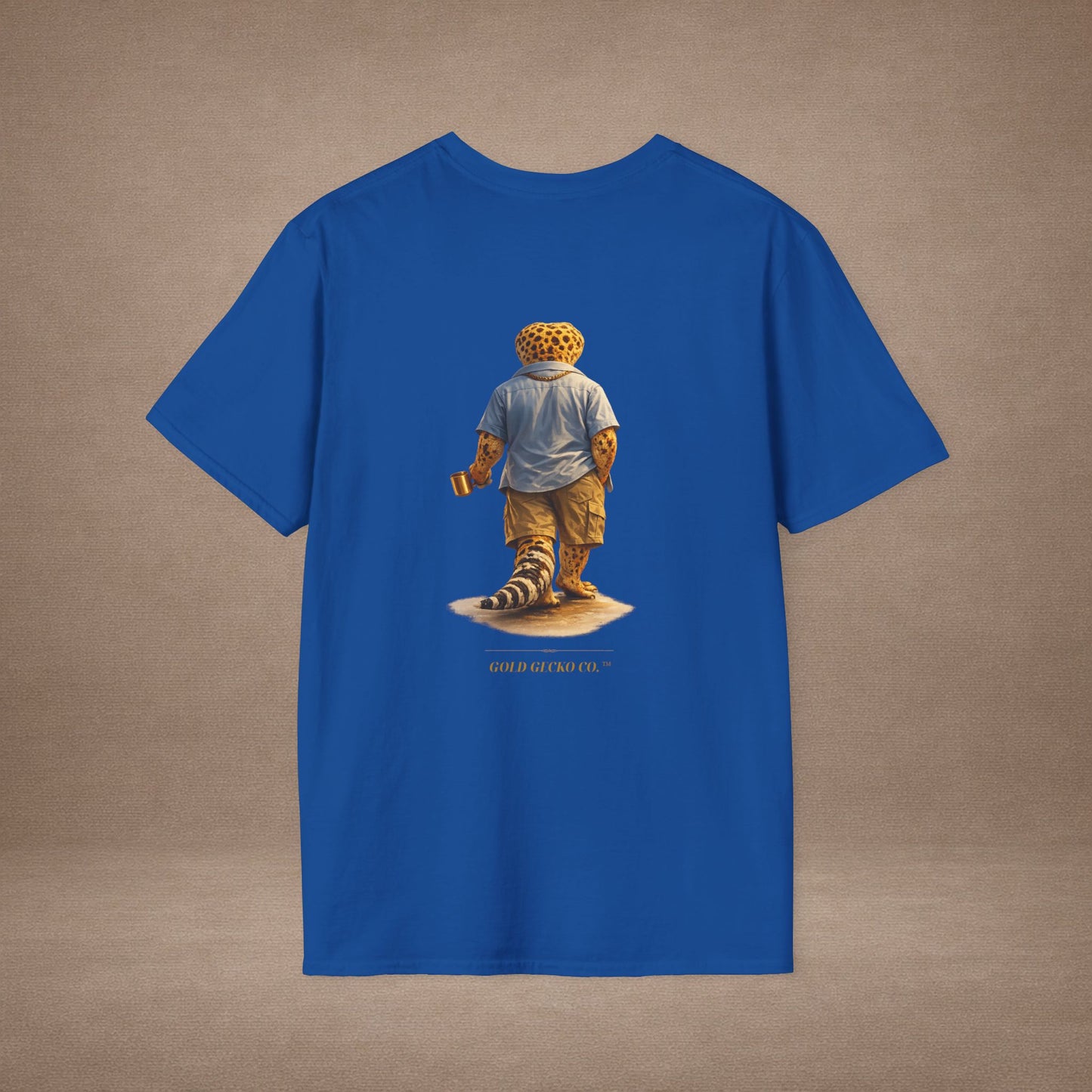 DESIGN #03-G- Gecko Dad — Dad Mode: On (Gold Letters)