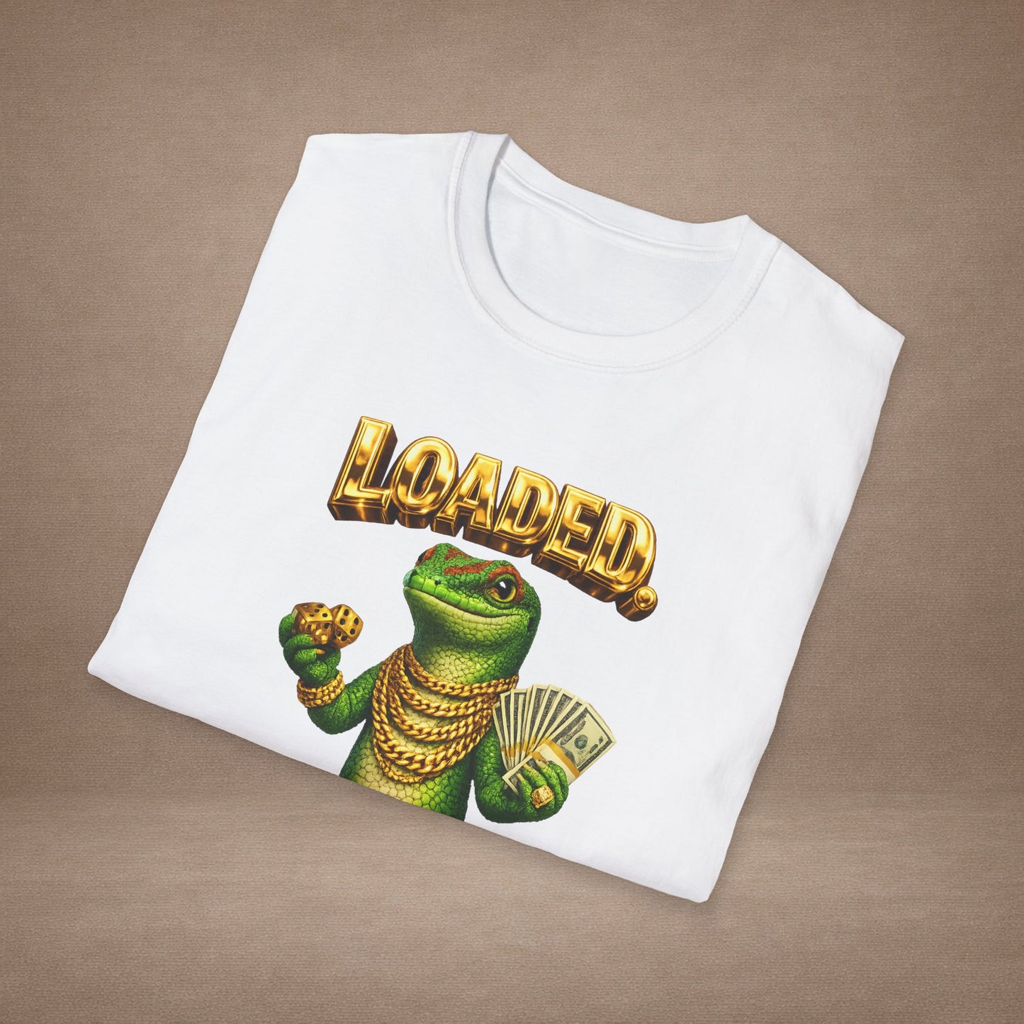 DESIGN #29-1 -Gambling - Loaded  Realistic (gold Lettering)