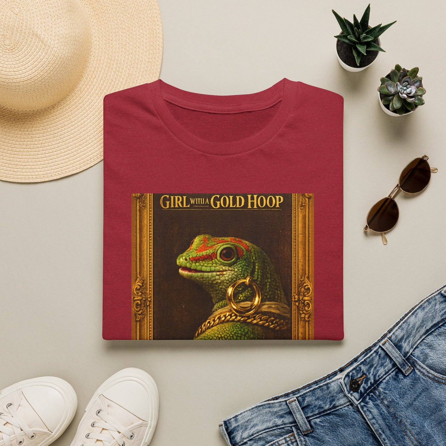 Col1119-7-V1-TS-CC6500-GoldHoopGirl-Crested-GoldGeckoCo