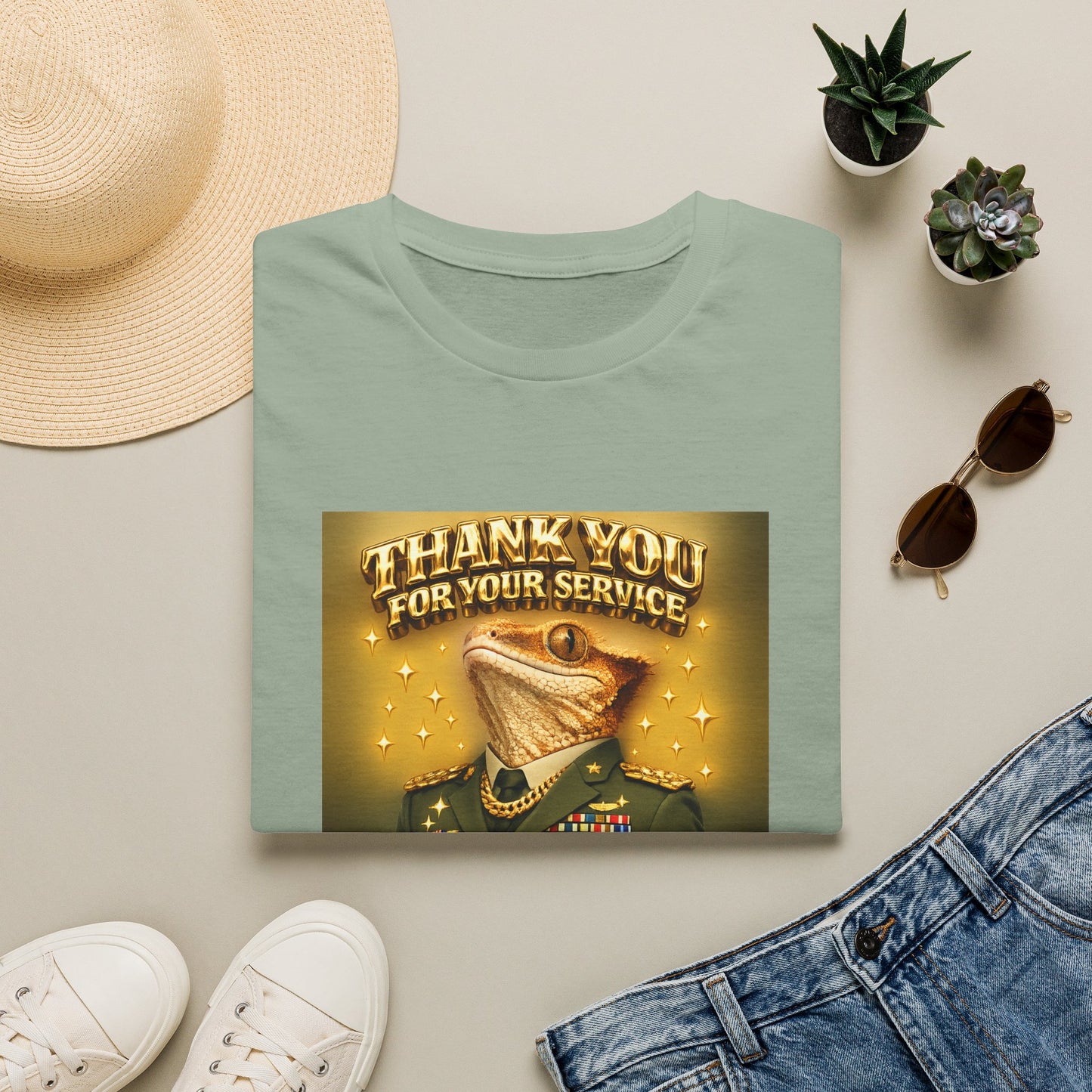 Gold Gecko Co.™ | Army Strong | Crested Gecko | Comfort Colors 6500